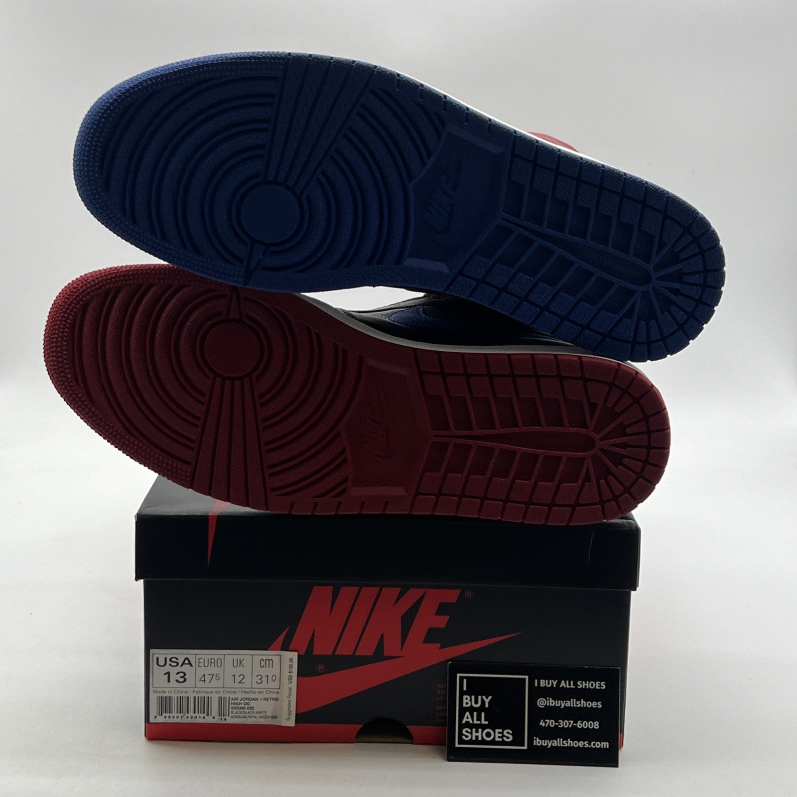 Size 13 - Air Jordan 1 Retro High OG Top 3 2016 (555088-026)