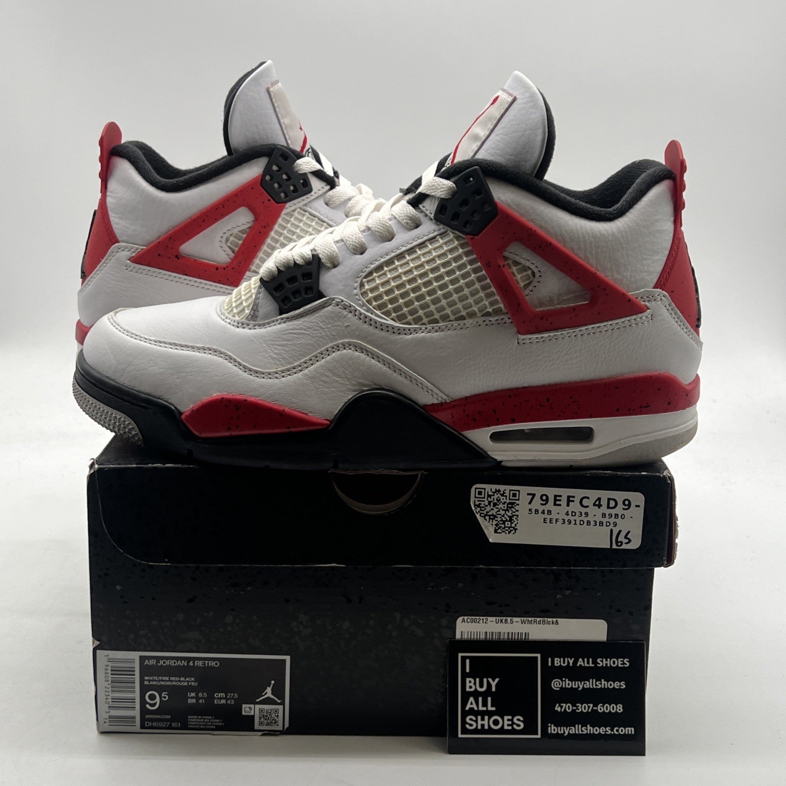 Size 9.5 - Air Jordan 4 Retro Mid Red Cement (DH6927-161)