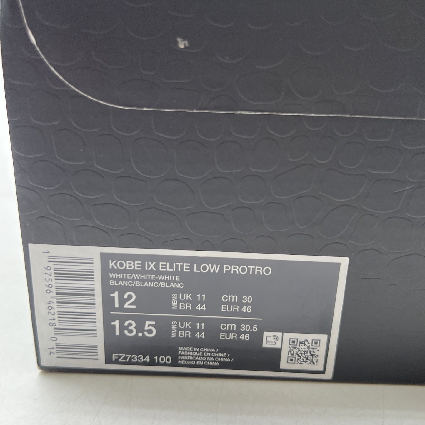 Size 12 - Nike Kobe 9 Elite Protro Low Halo (FZ7334-100)