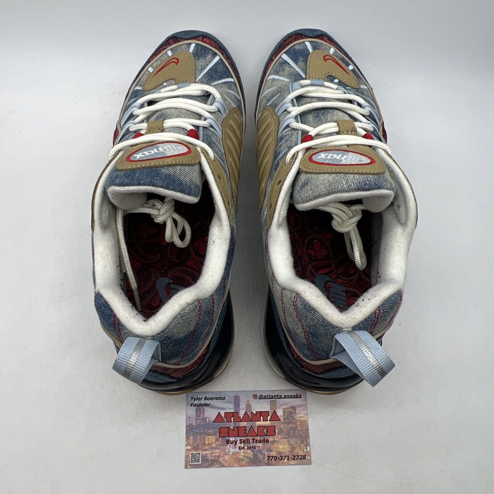 Size 11 - Nike Air Max 98 Wild West Blue Red Gum Jean Tan (BV6045-400)