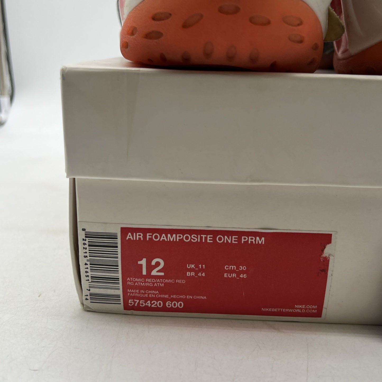 Size 12 - Nike Air Foamposite One Prm Thermal Map (575420-600)