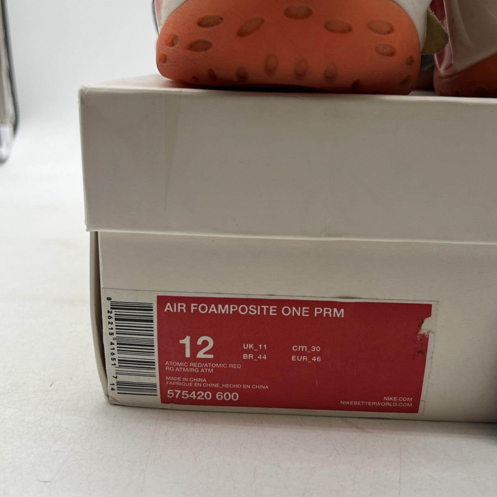 Size 12 - Nike Air Foamposite One Prm Thermal Map (575420-600)