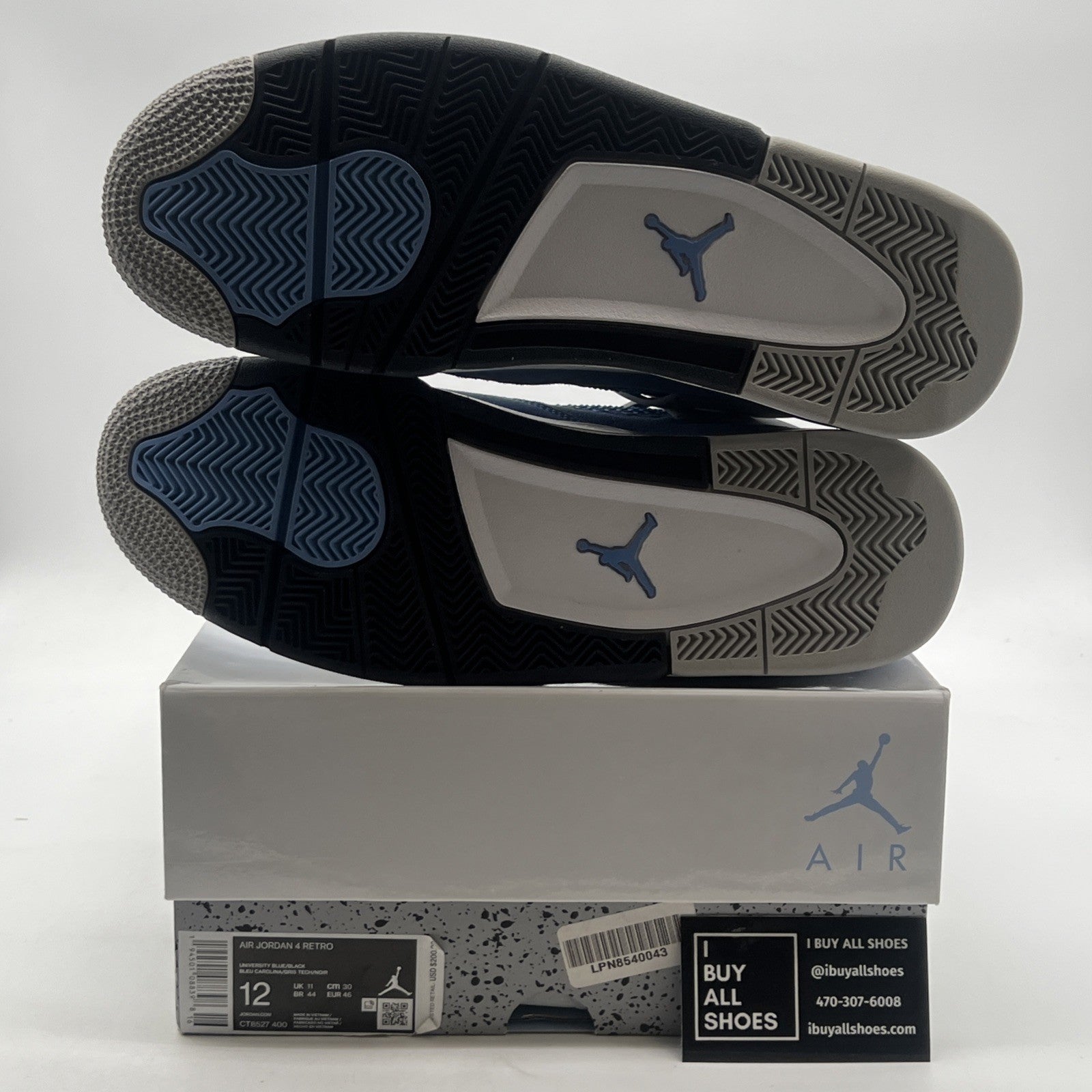 Size 12 - Air Jordan 4 Retro Mid University Blue (CT8527-400)