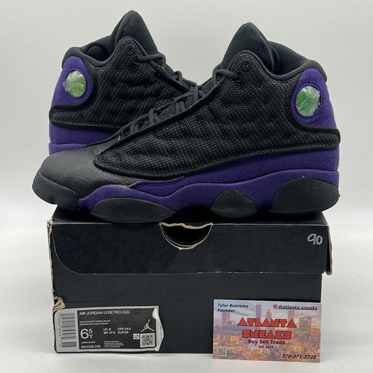 Size 6.5 - Jordan 13 Retro Court Purple Black Suede (884129-015)