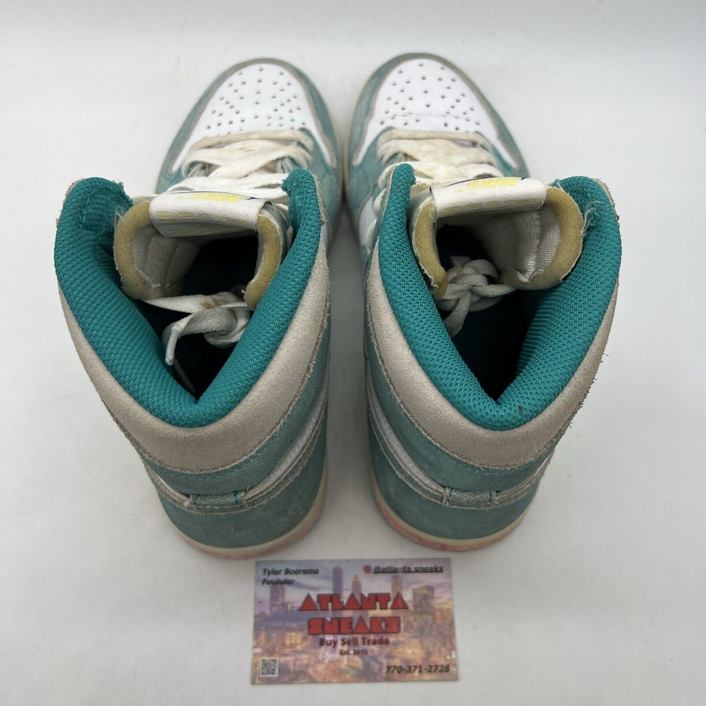 Size 8 - Jordan 1 Retro OG High Turbo Green White Leather (555088-311)