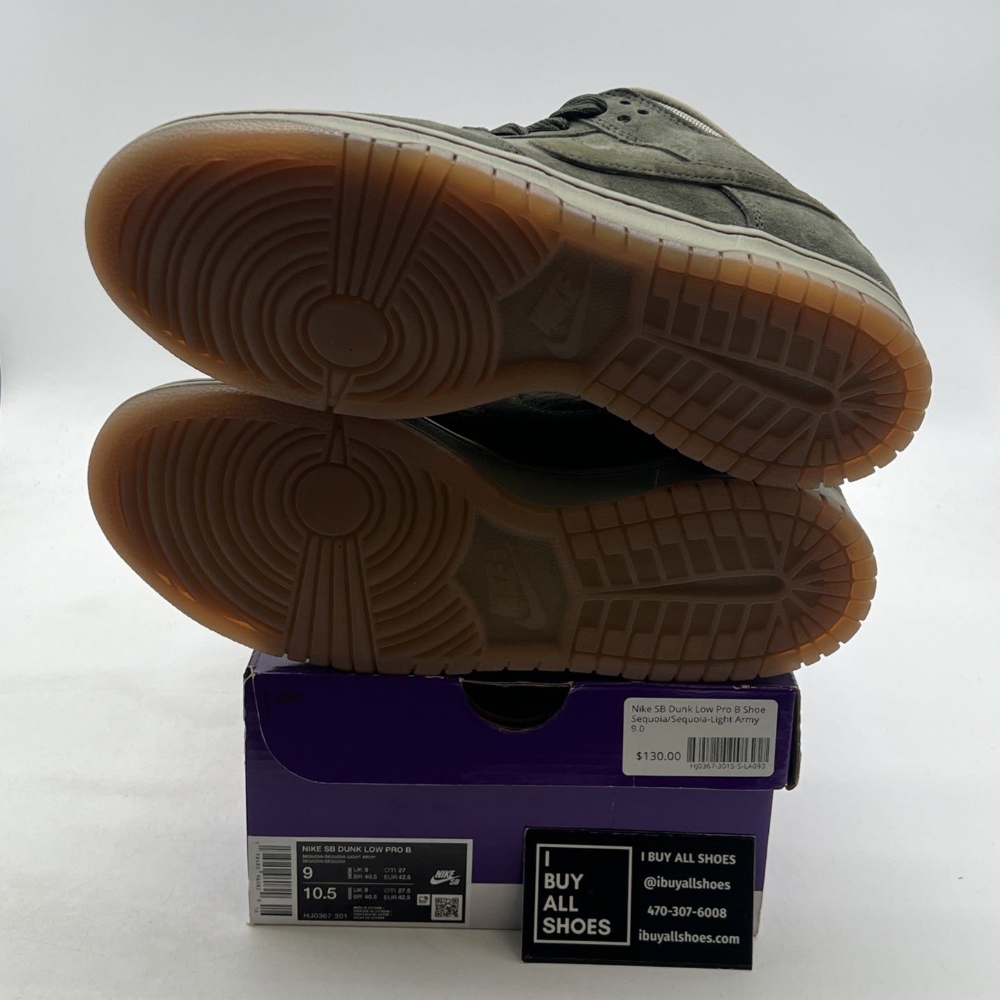 Size 9 - Nike Dunk SB Pro B Low Sequoia (HJ0367-301)
