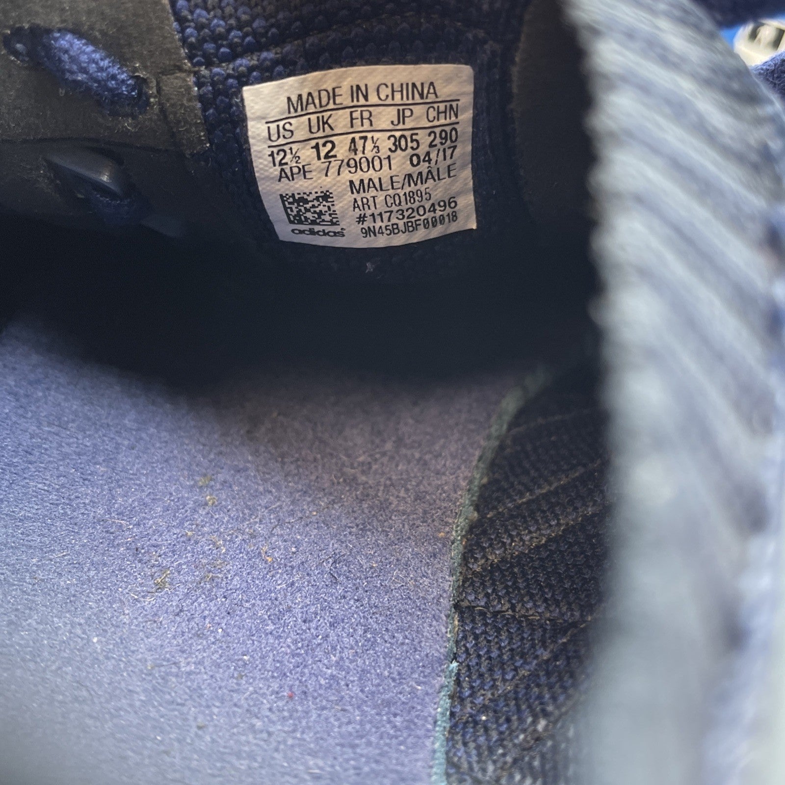 Size 12.5 - adidas Sneakersnstuff x EQT Support Ultra Primeknit Dark Blue CQ1895
