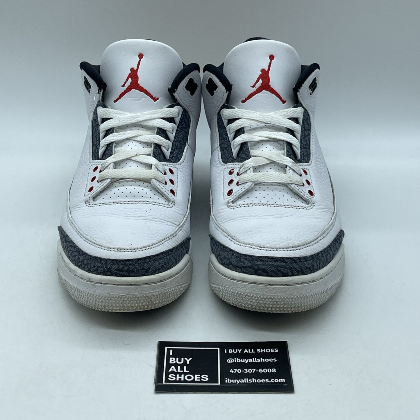 Size 9.5 - Air Jordan 3 Retro Denim SE Fire Red 2020 (CZ6431-100)