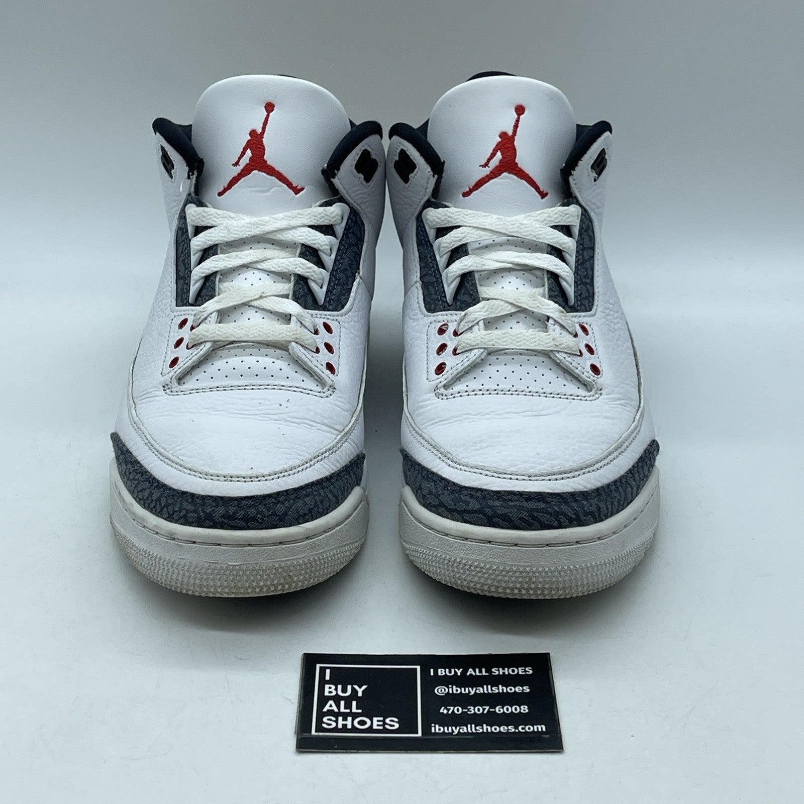 Size 9.5 - Air Jordan 3 Retro Denim SE Fire Red 2020 (CZ6431-100)