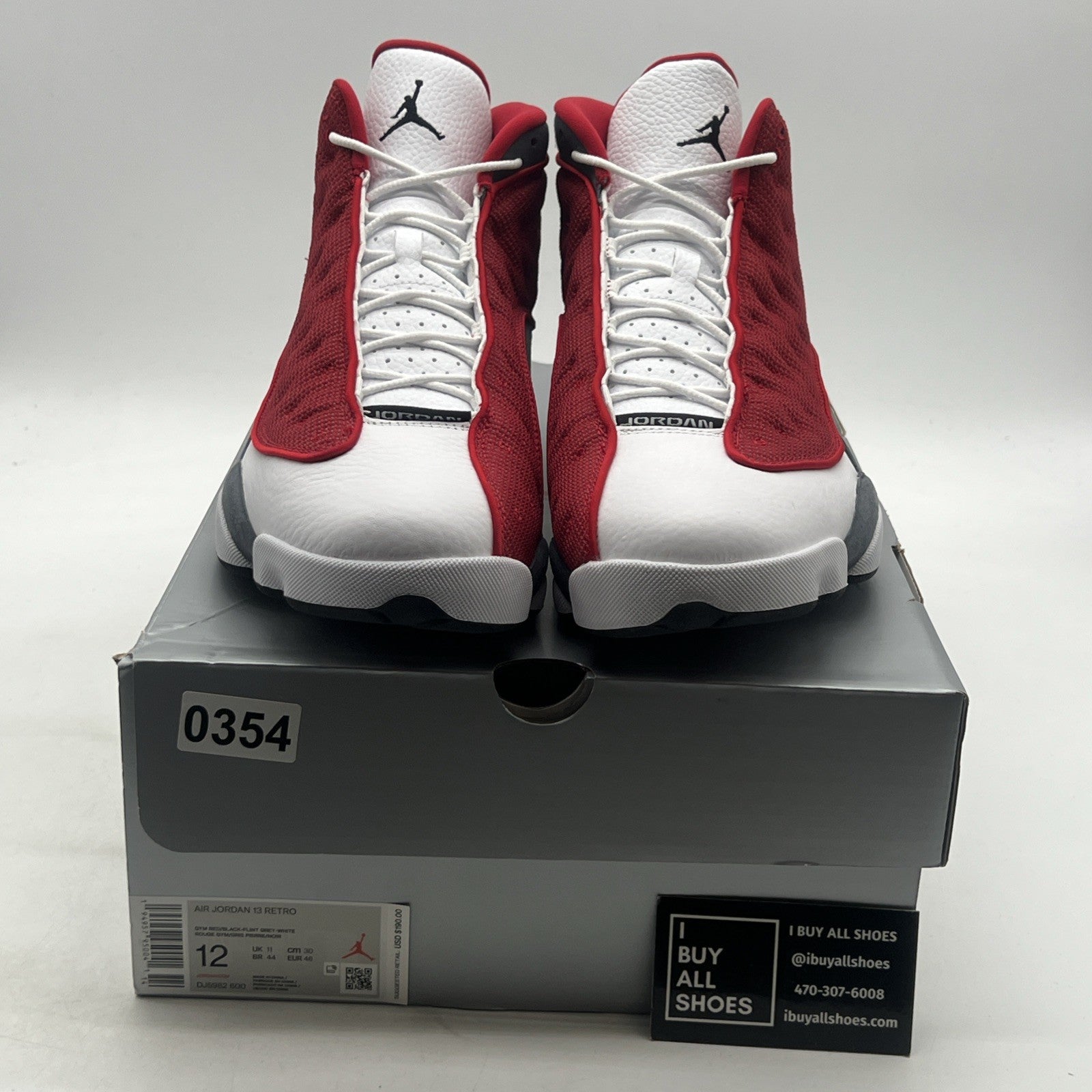 Size 12 - Air Jordan 13 Red/White - (DJ5982-600)