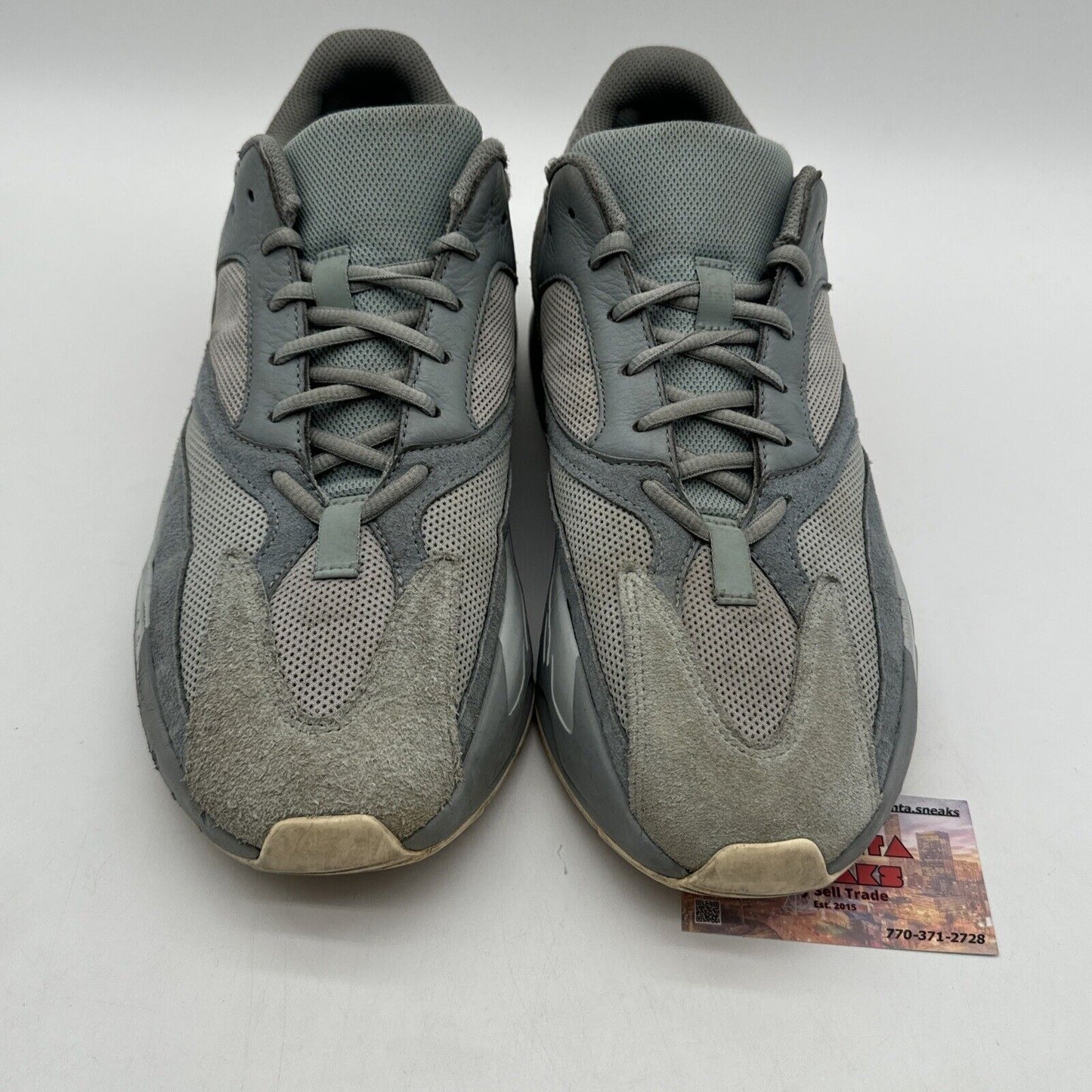 Size 12 - adidas Yeezy Boost 700 V1 Inertia Blue Orange 3m Original Pair Spring