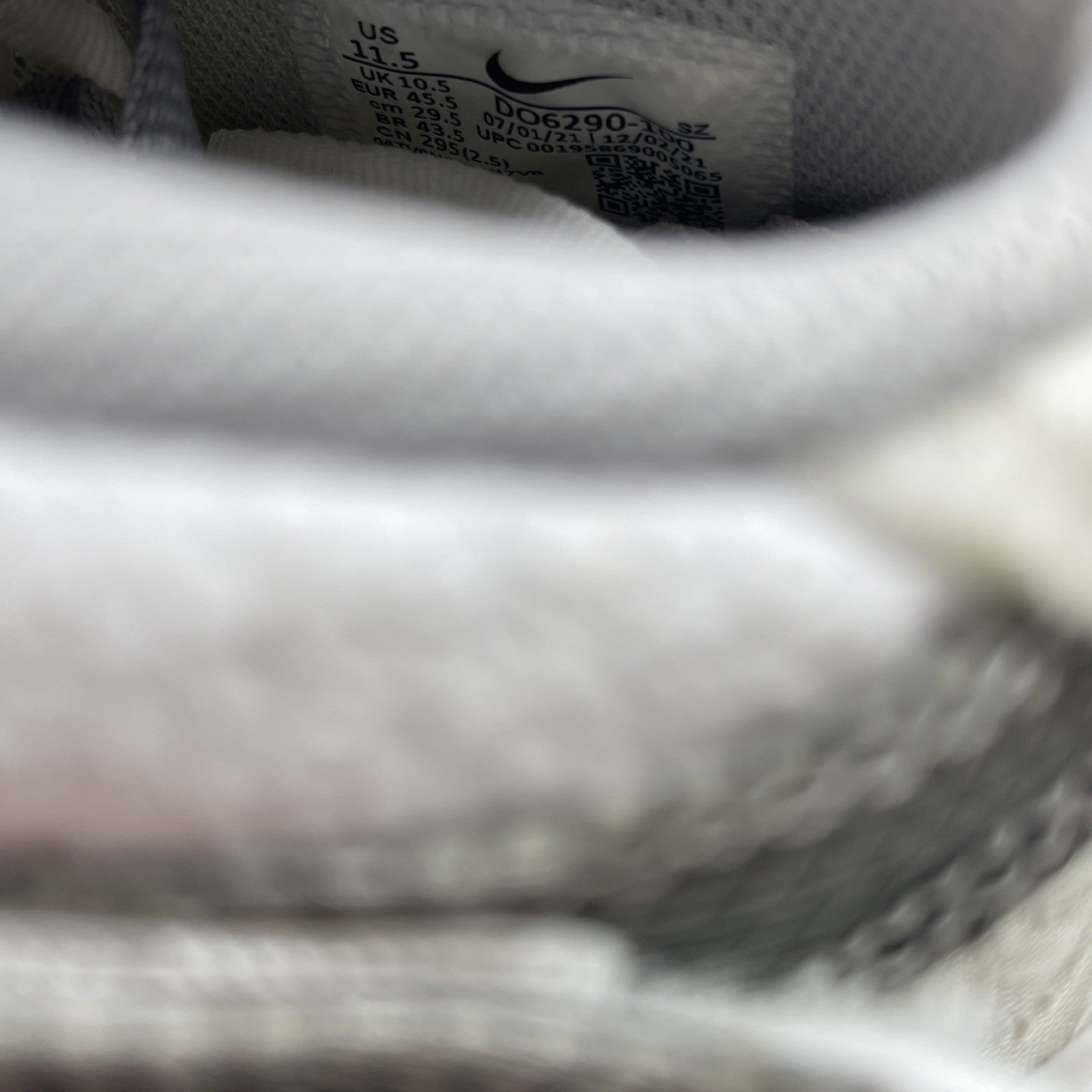 Size 11.5 - Nike Air Force 1 x Off-White White Grey Blue Suede (DO6290-100)