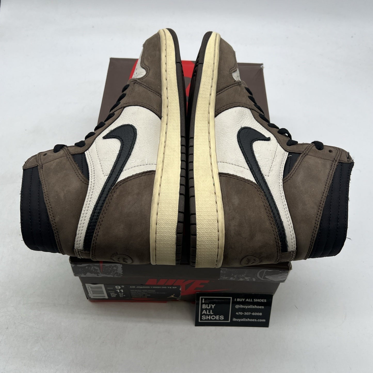 Size 9.5 - Air Jordan 1 Retro OG x Travis Scott High Mocha (CD4487-100)
