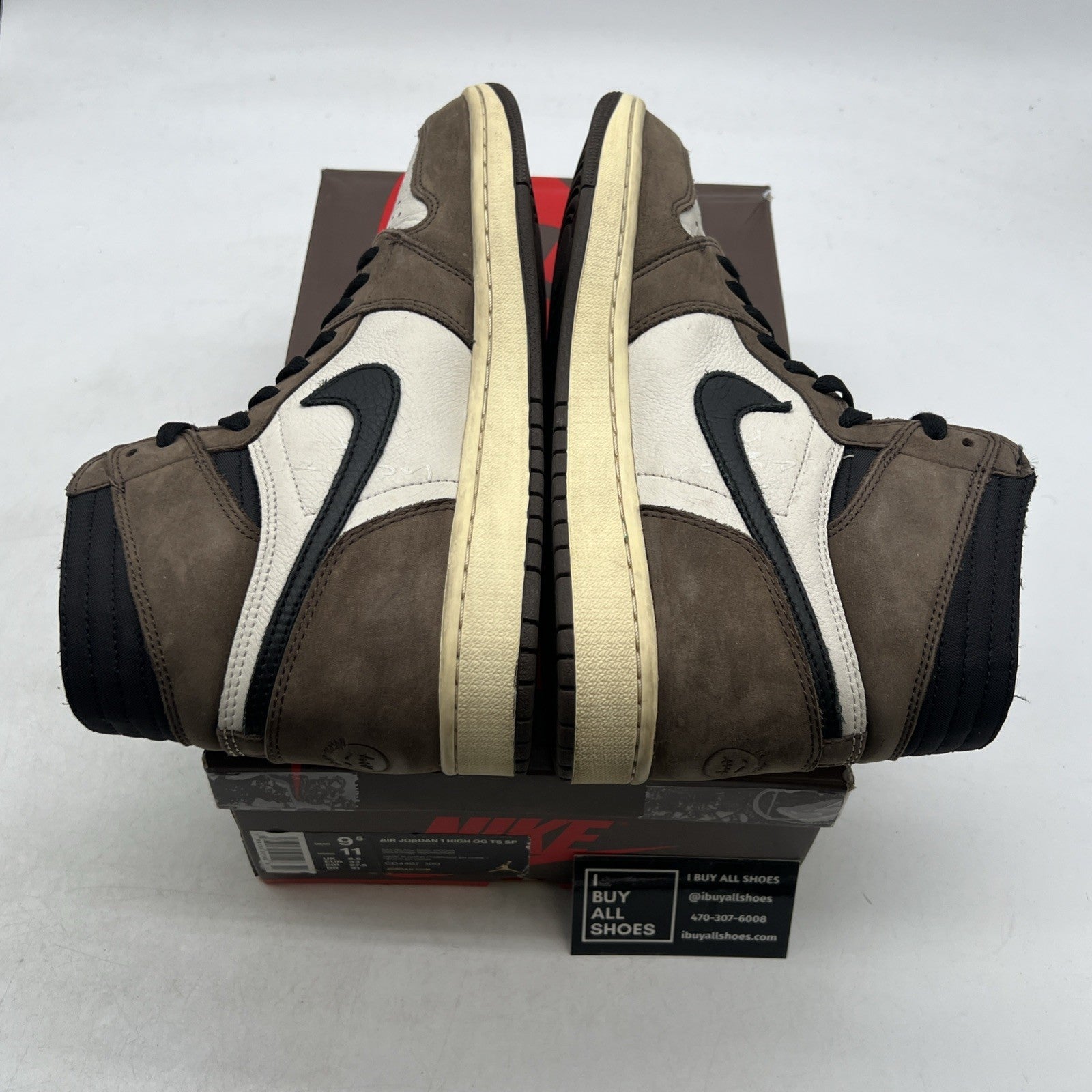 Size 9.5 - Air Jordan 1 Retro OG x Travis Scott High Mocha (CD4487-100)