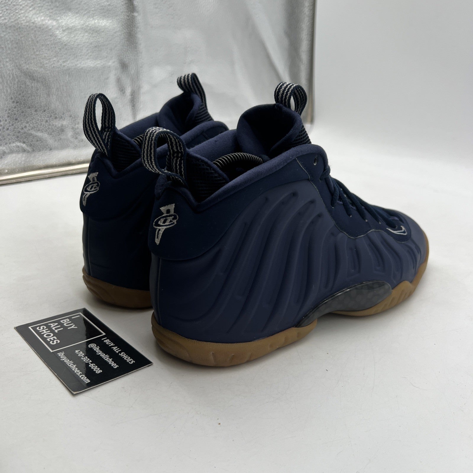 Size 6.5Y - Nike Little Posite One Mid Midnight Navy (644791-405)