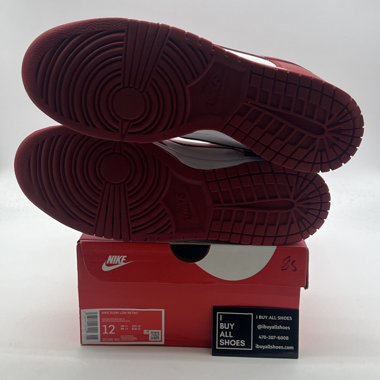 Size 12 - Nike Dunk Low Gym Red (DD1391-602)