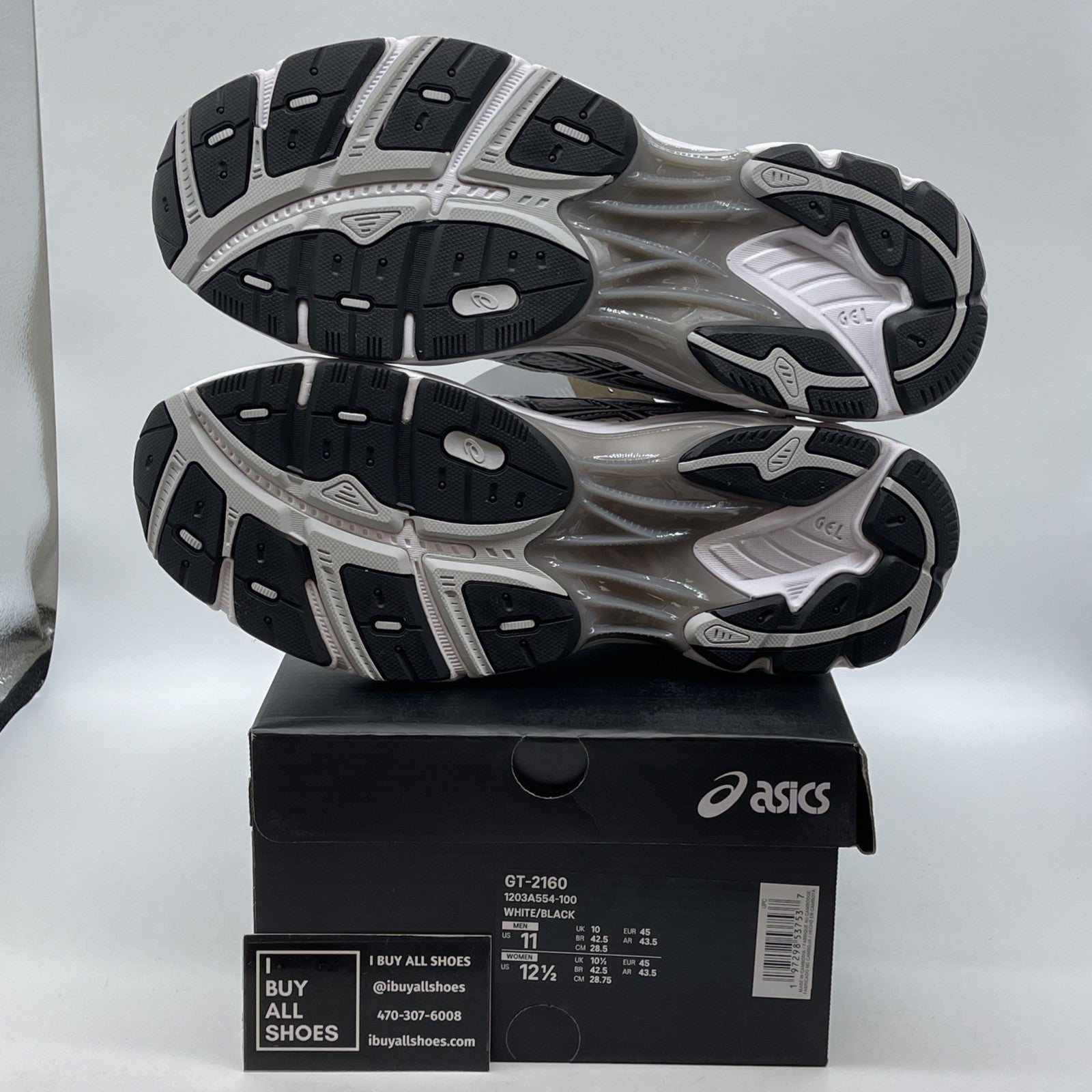 Size 11 - Asics GT-2160 "JJJJOUND WHITE" 2024 1203A554 100 (9086-37)