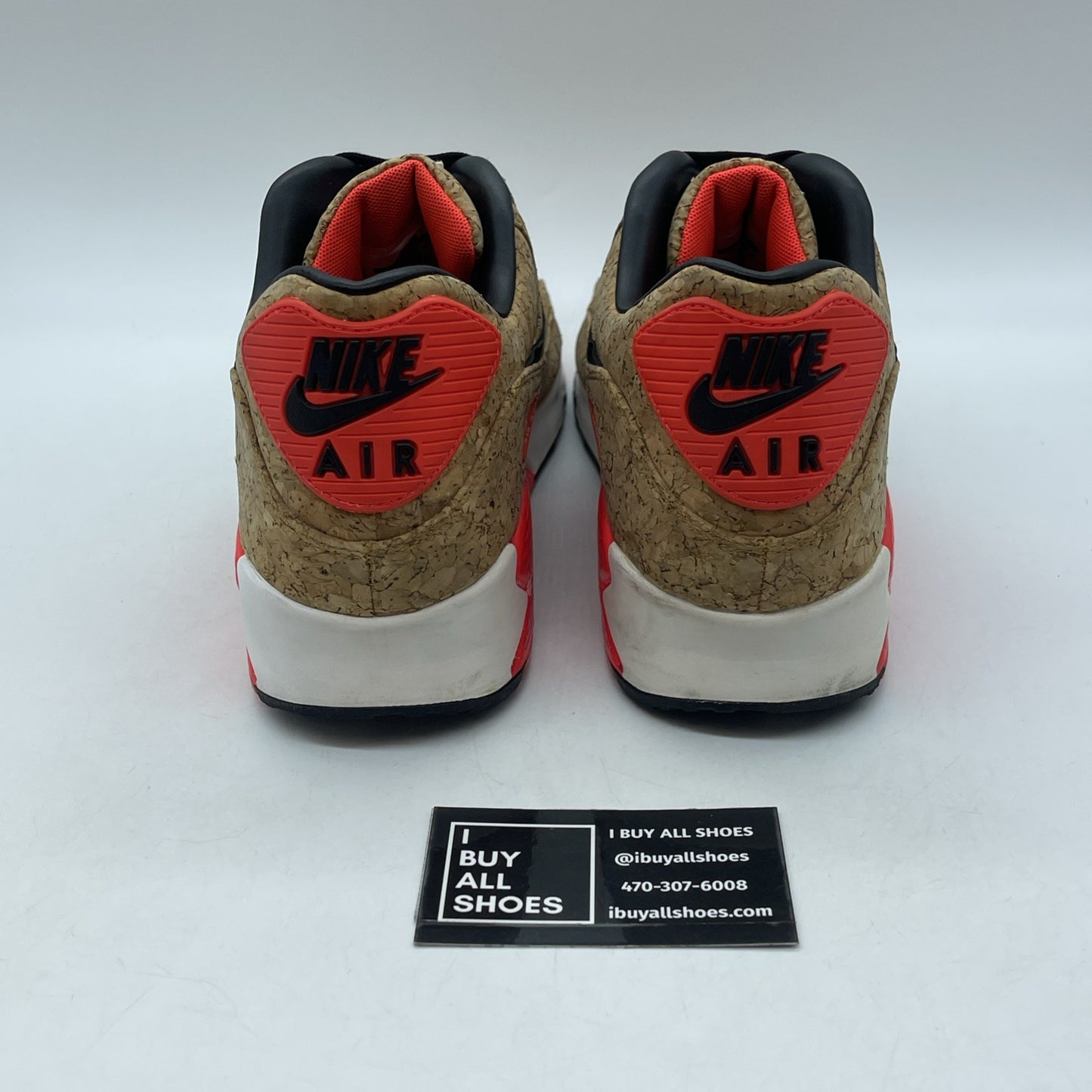 Size 11.5 - Nike Air Max 90 Cork Brown Black Leather (725235-706)