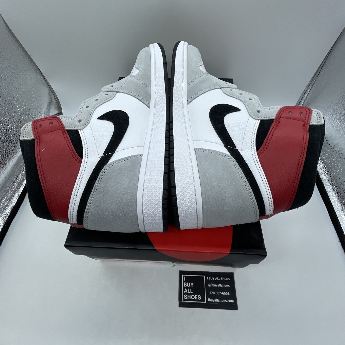 Size 10 - Air Jordan 1 Retro High OG Smoke Gray 2020 (555088-126)
