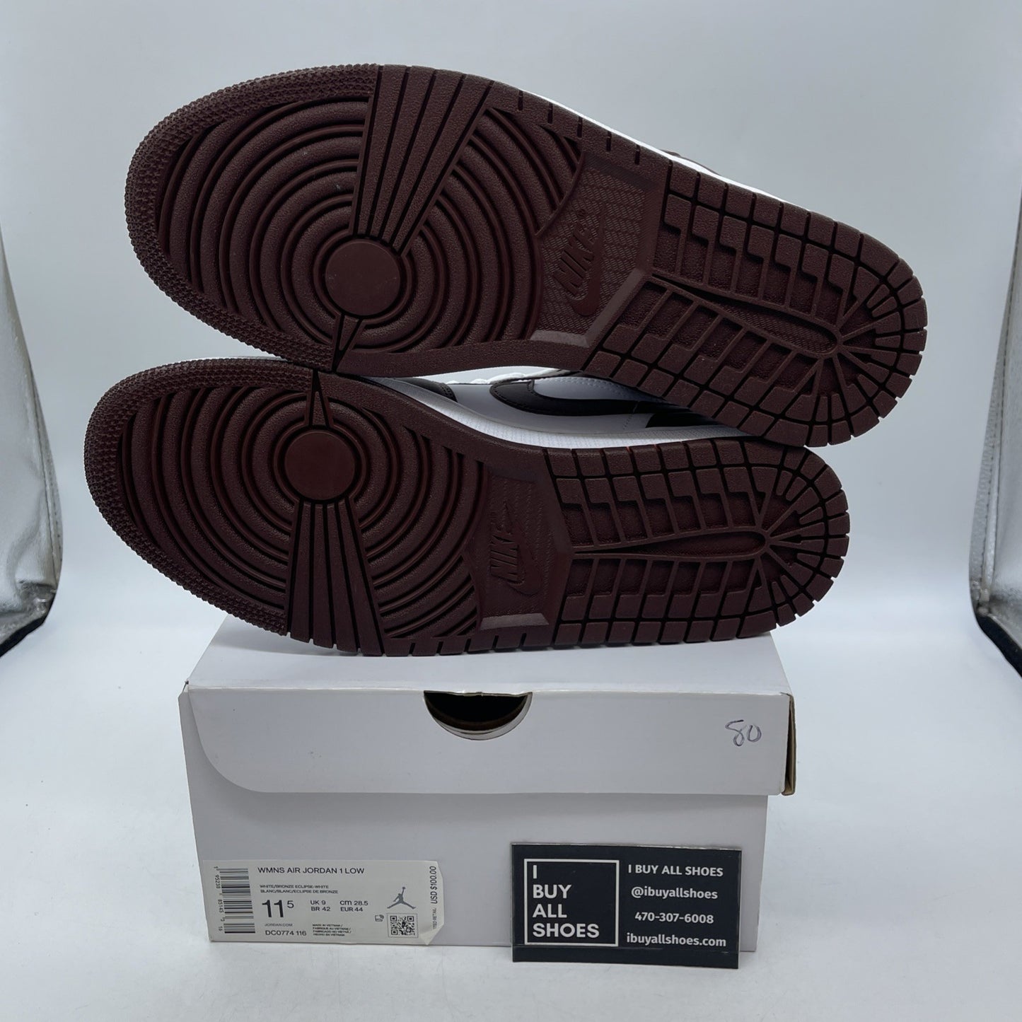 Size 11.5W - Nike Air Jordan 1 Low "Bronze Eclipse" (DC0774-116)