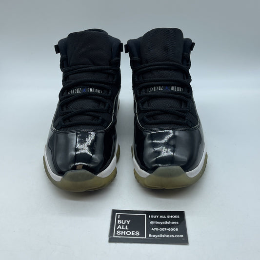 Size 9.5 - Jordan 11 Retro High Space Jam Black Suede Leather (378037-003)