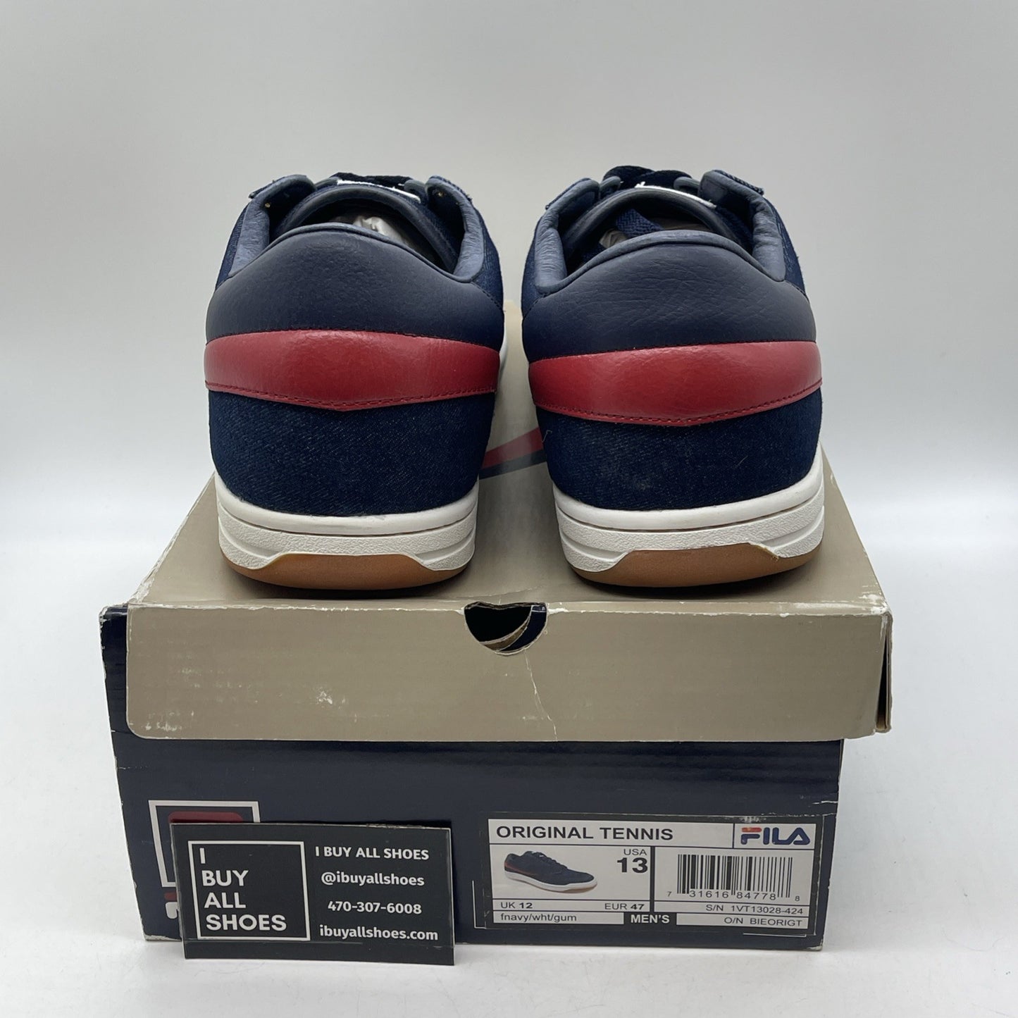 Size 13 - Fila X Mayor X FLuD Denim Sneaker OG Suede (1VT13028-424)