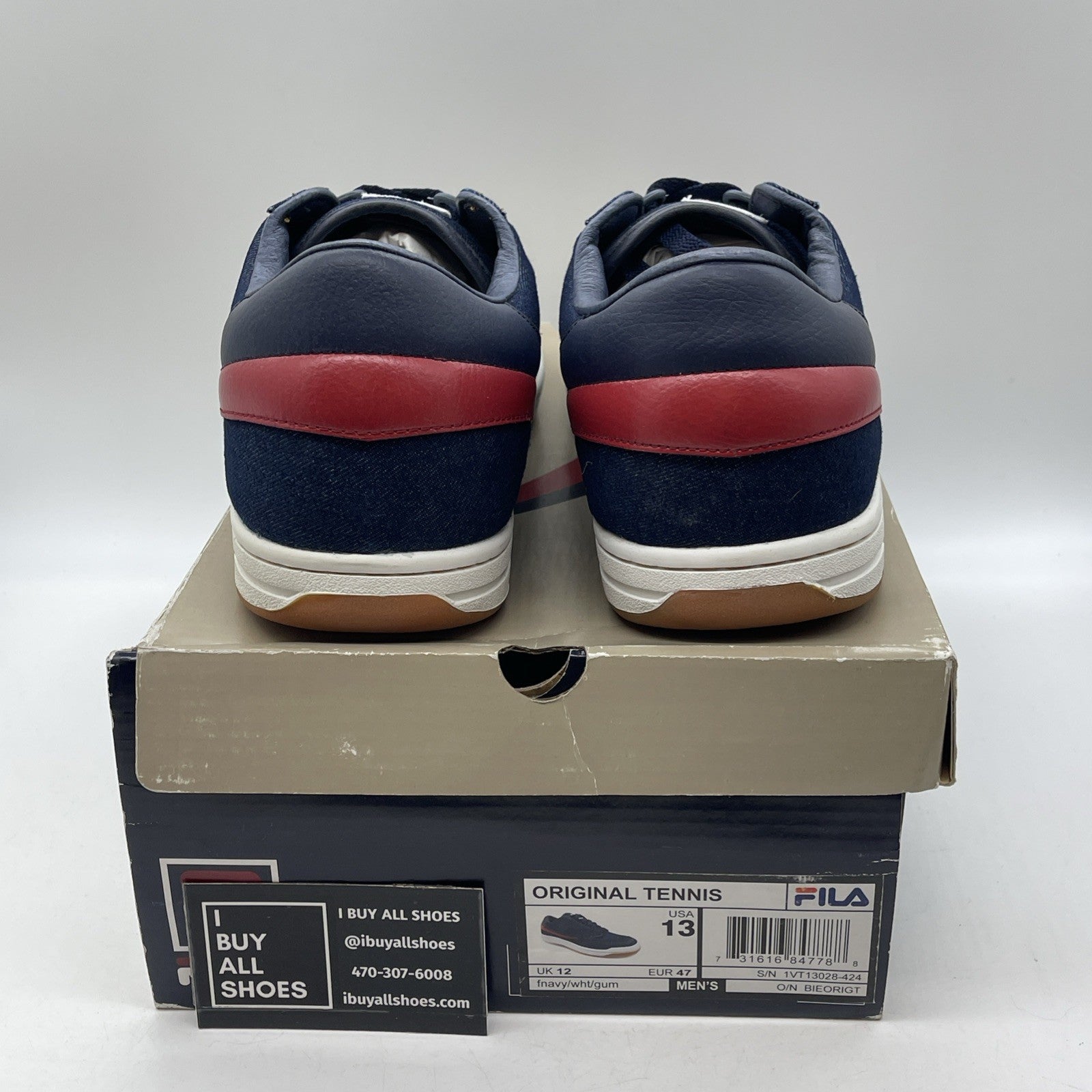 Size 13 - Fila X Mayor X FLuD Denim Sneaker OG Suede (1VT13028-424)