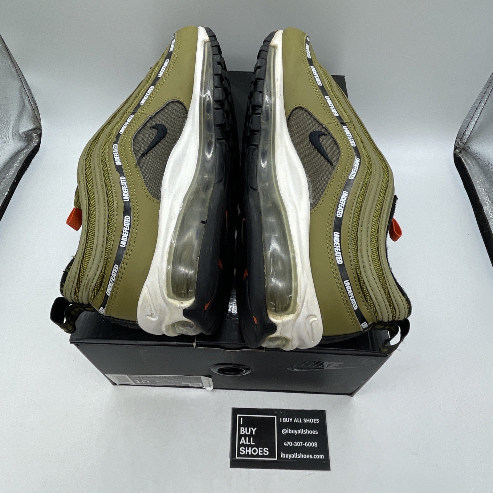Size 10 - Nike Undefeated x Air Max 97 Militia Green (DC4830-300)