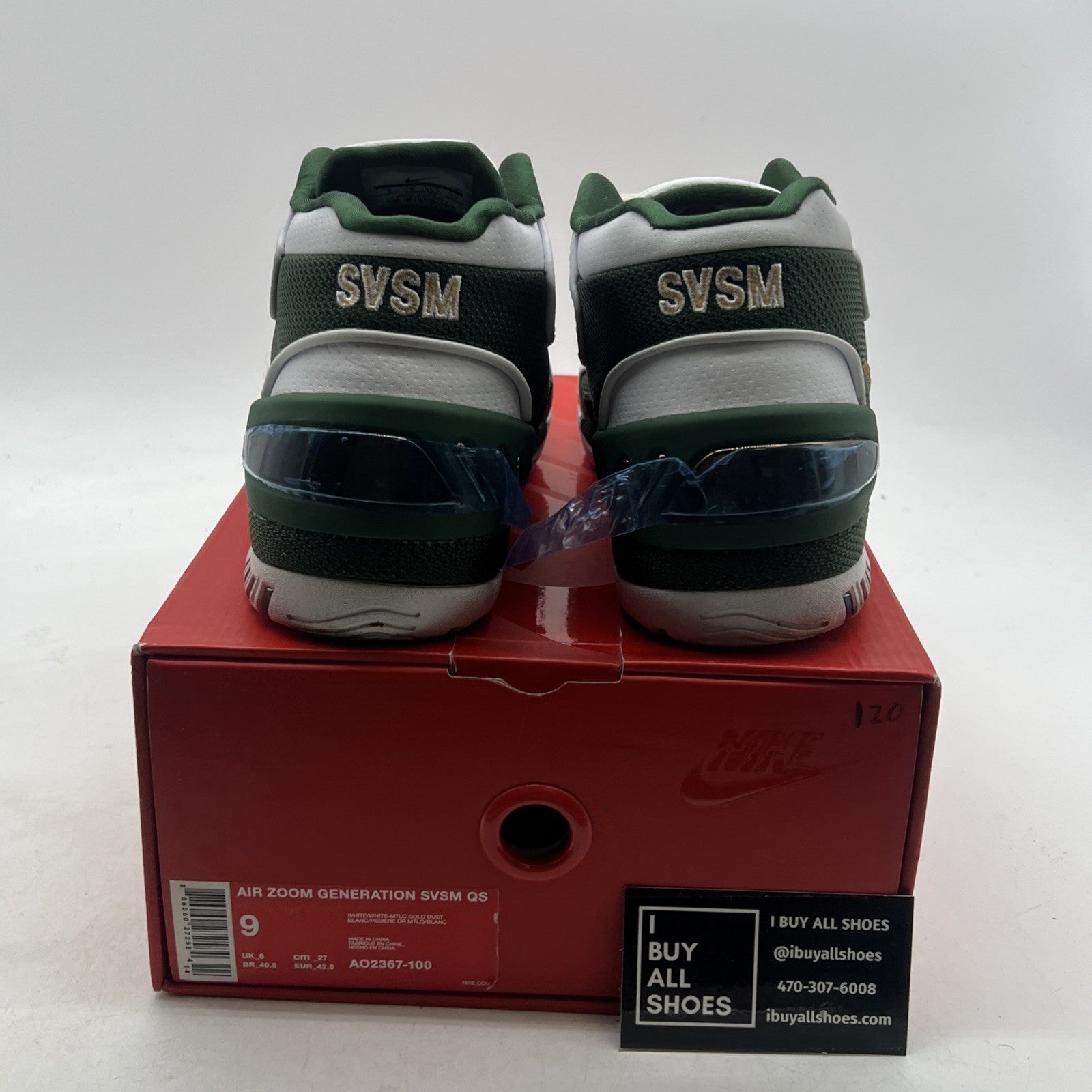 Size 9 - Nike Air Zoom Generation Retro QS SVSM (AO2367-100)