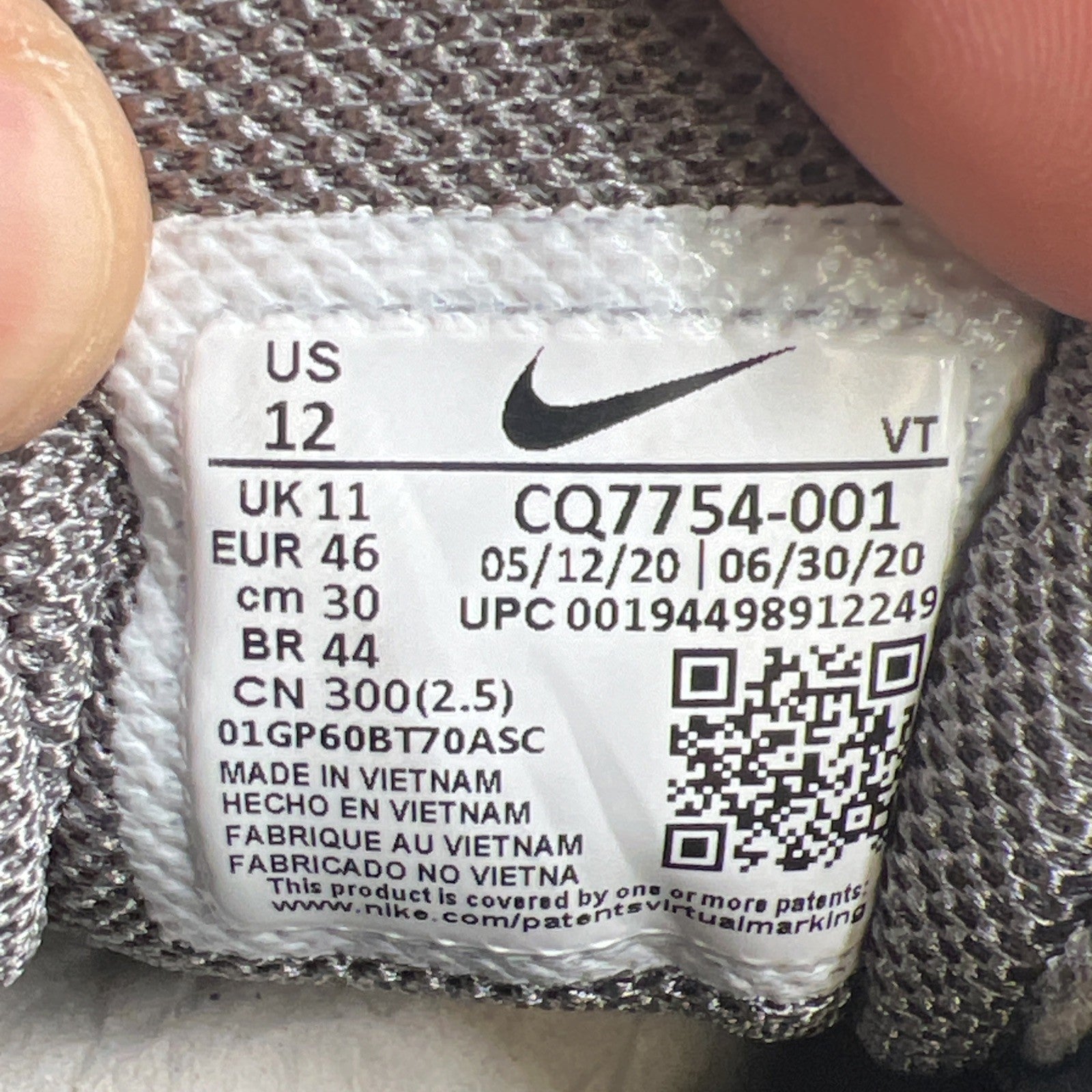 Size 12 - Nike Air Max Plus 2 Black Reflect Silver (CQ7754-001)