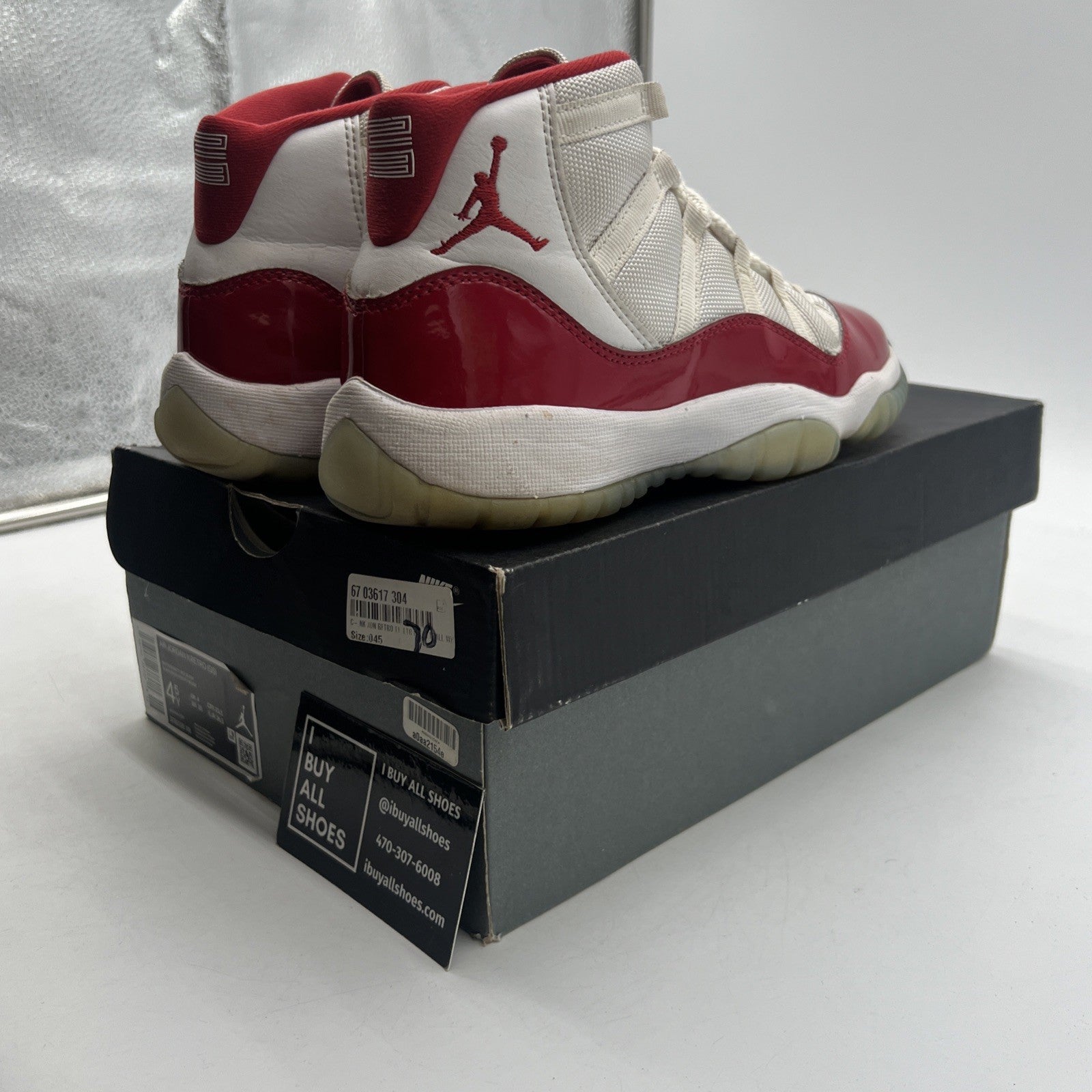 Size 4.5Y - Air Jordan 11 Retro High Cherry (378038-116)