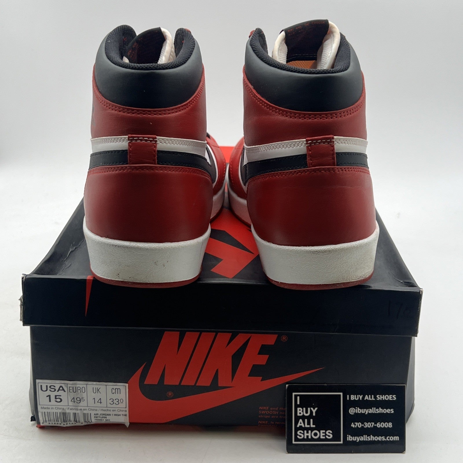 Size 15 - Air Jordan 1.5 Chicago (768861-601)