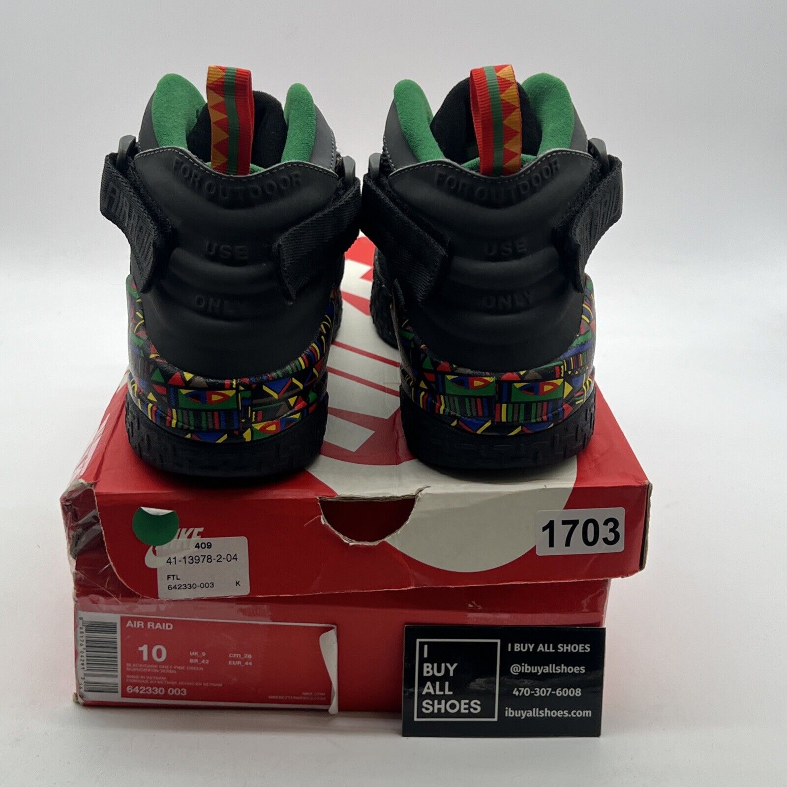 Size 10 - Nike Air Raid Peace - (642330-003)