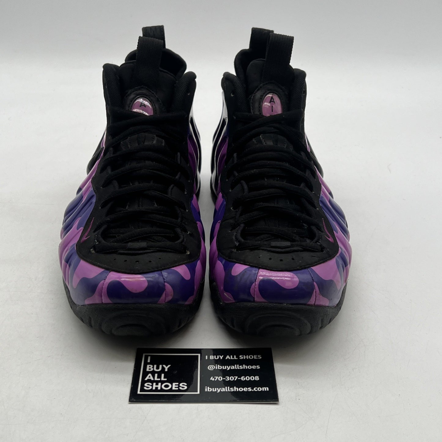 Size 9 - Nike Air Foamposite Pro Purple Camo (624041-012)