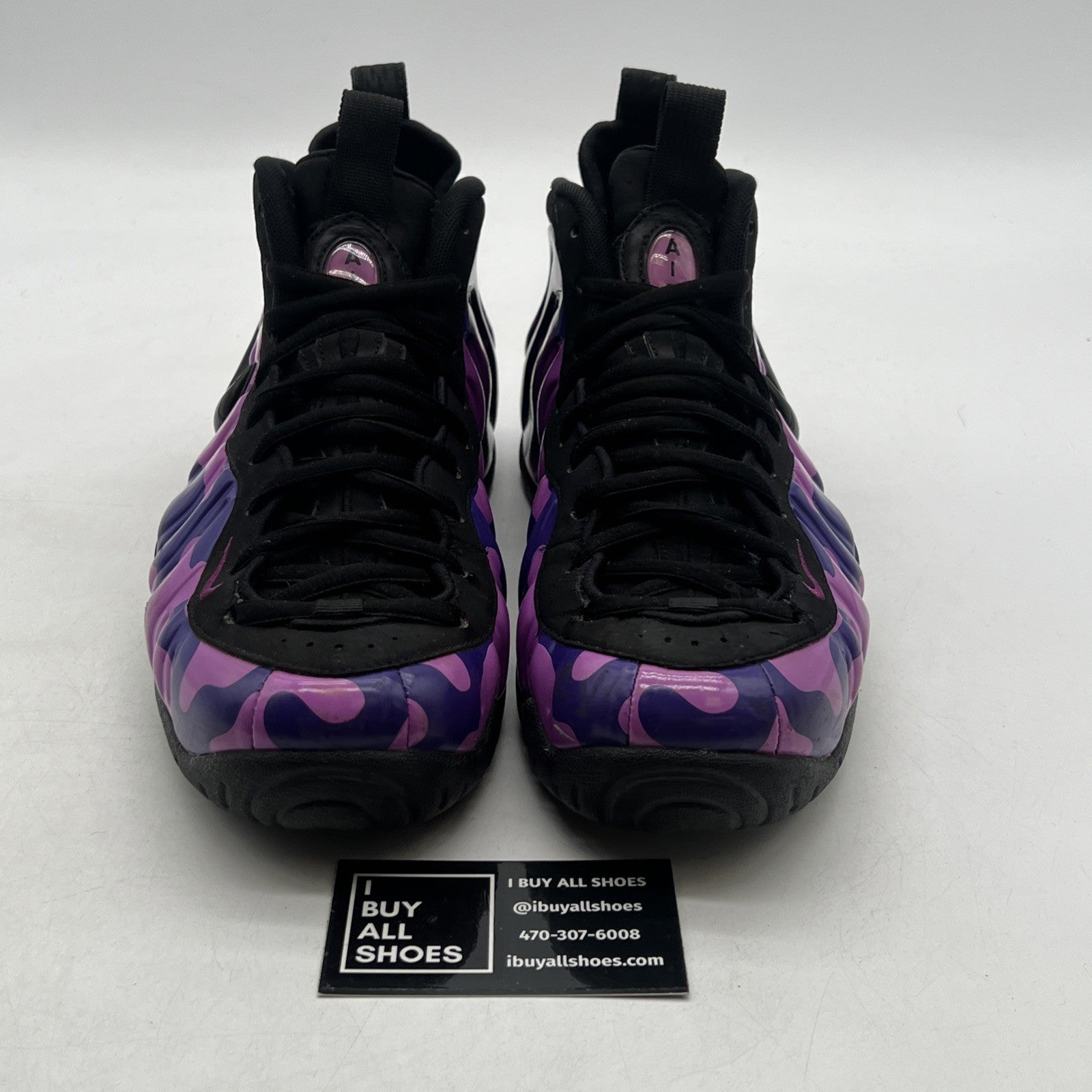 Size 9 - Nike Air Foamposite Pro Purple Camo (624041-012)