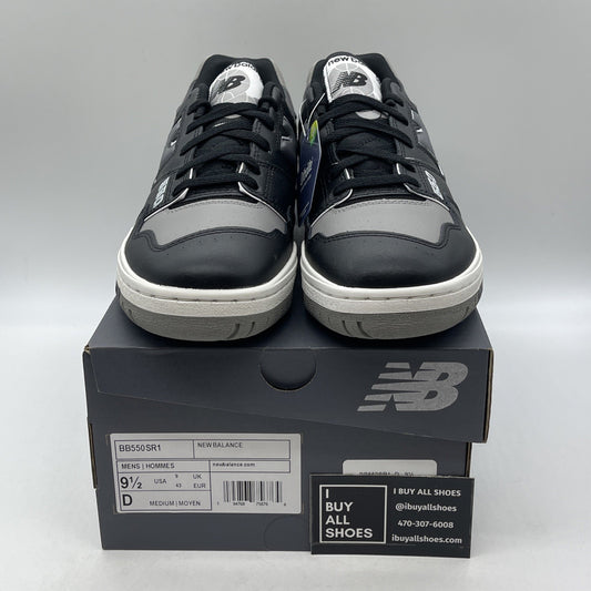 Size 9.5 - New Balance 550 Grey Black Leather (BB550SR1)
