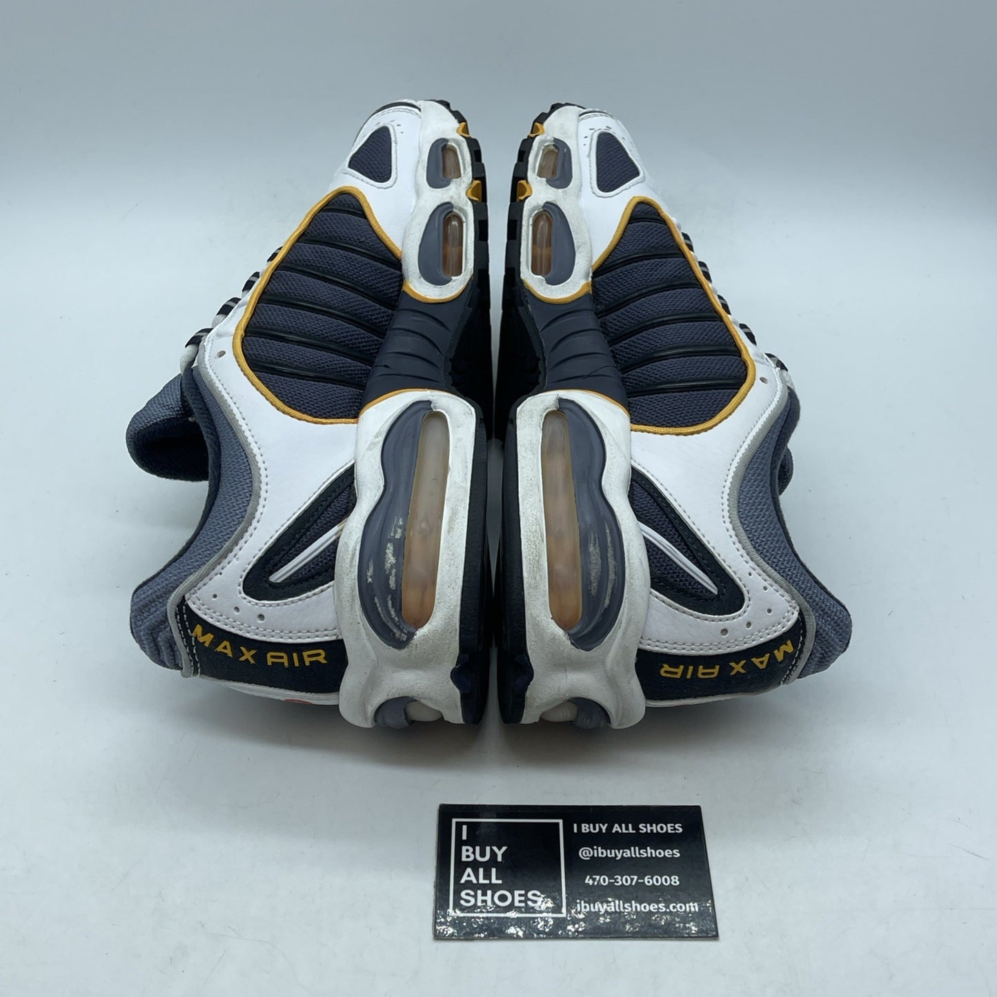 Size 10.5 - Nike Air Max Tailwind 4 Metro Grey Blue White Lather (AQ2567-001)