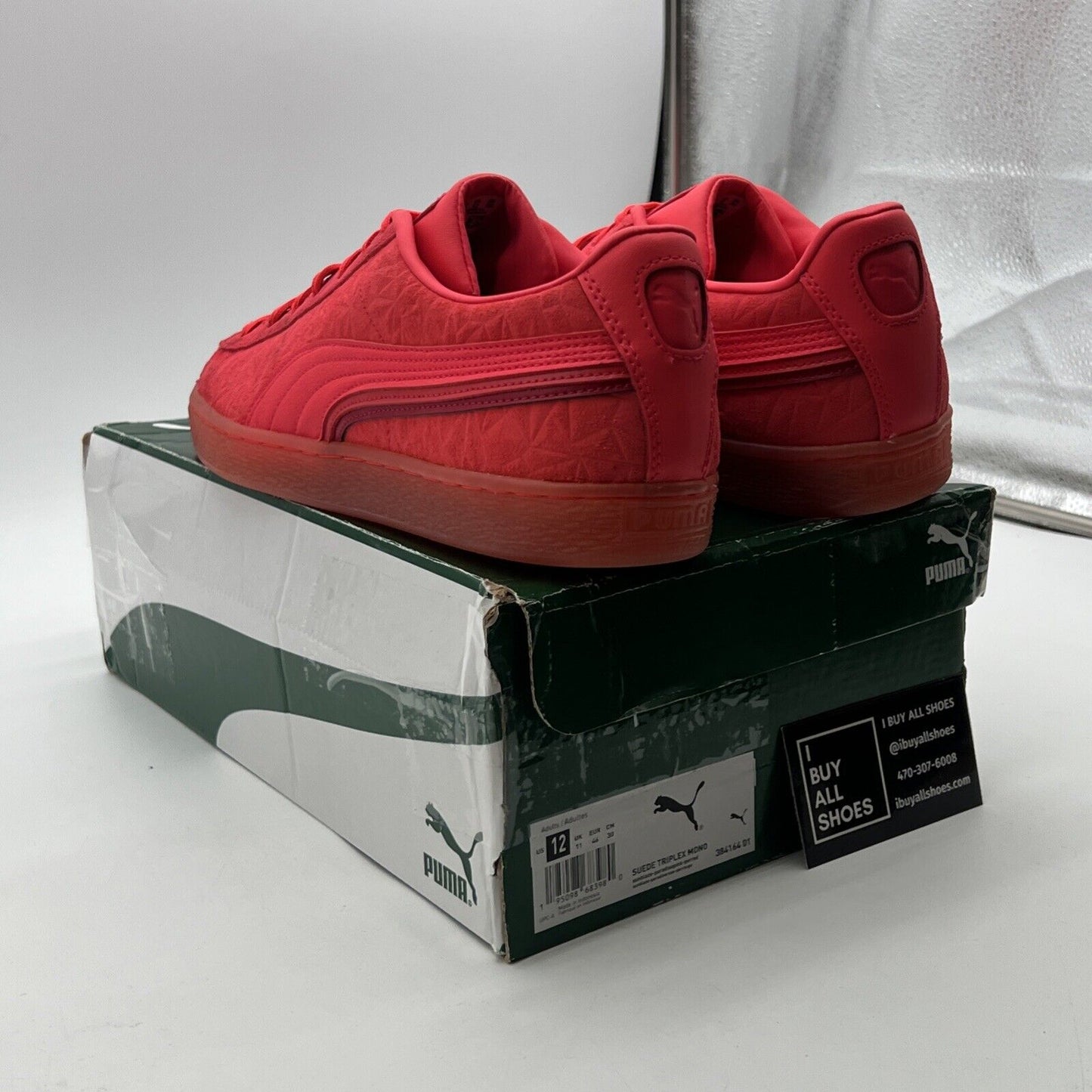 Size 12 - PUMA Suede Triplex Mono Quake - Sunblaze (384164-01)