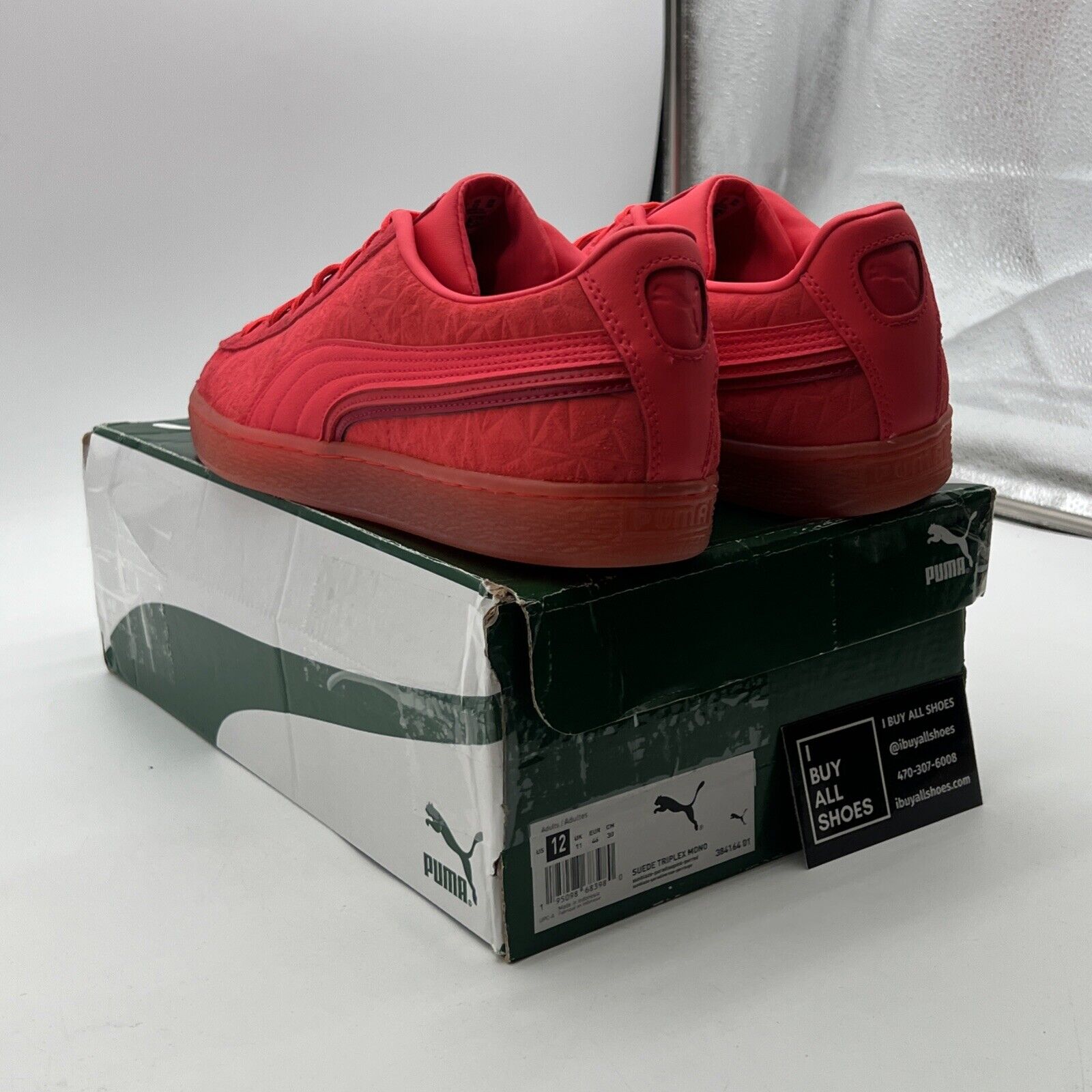 Size 12 - PUMA Suede Triplex Mono Quake - Sunblaze (384164-01)
