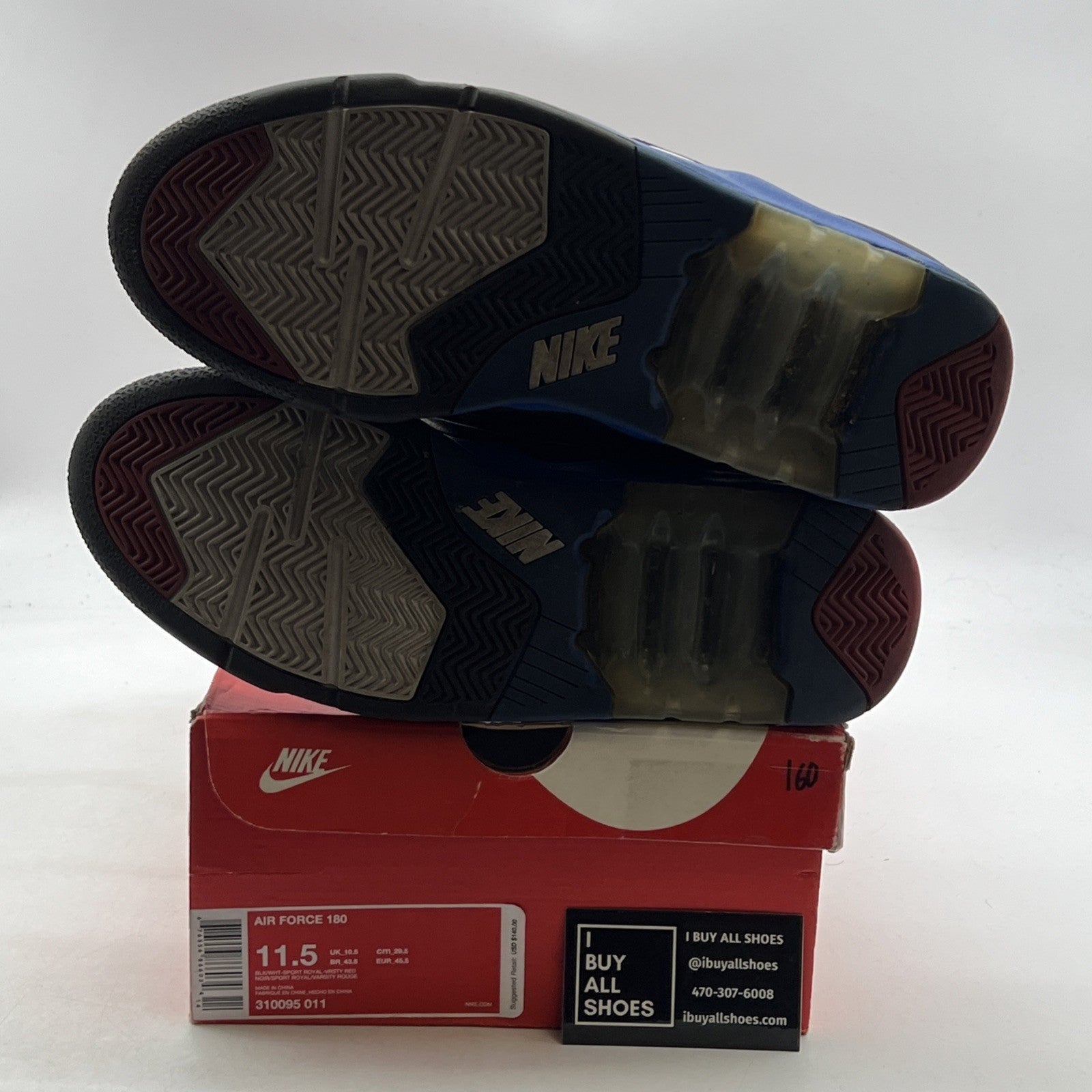 Size 11.5 - Nike Air Force 180 2016 Barkley (310095-011)
