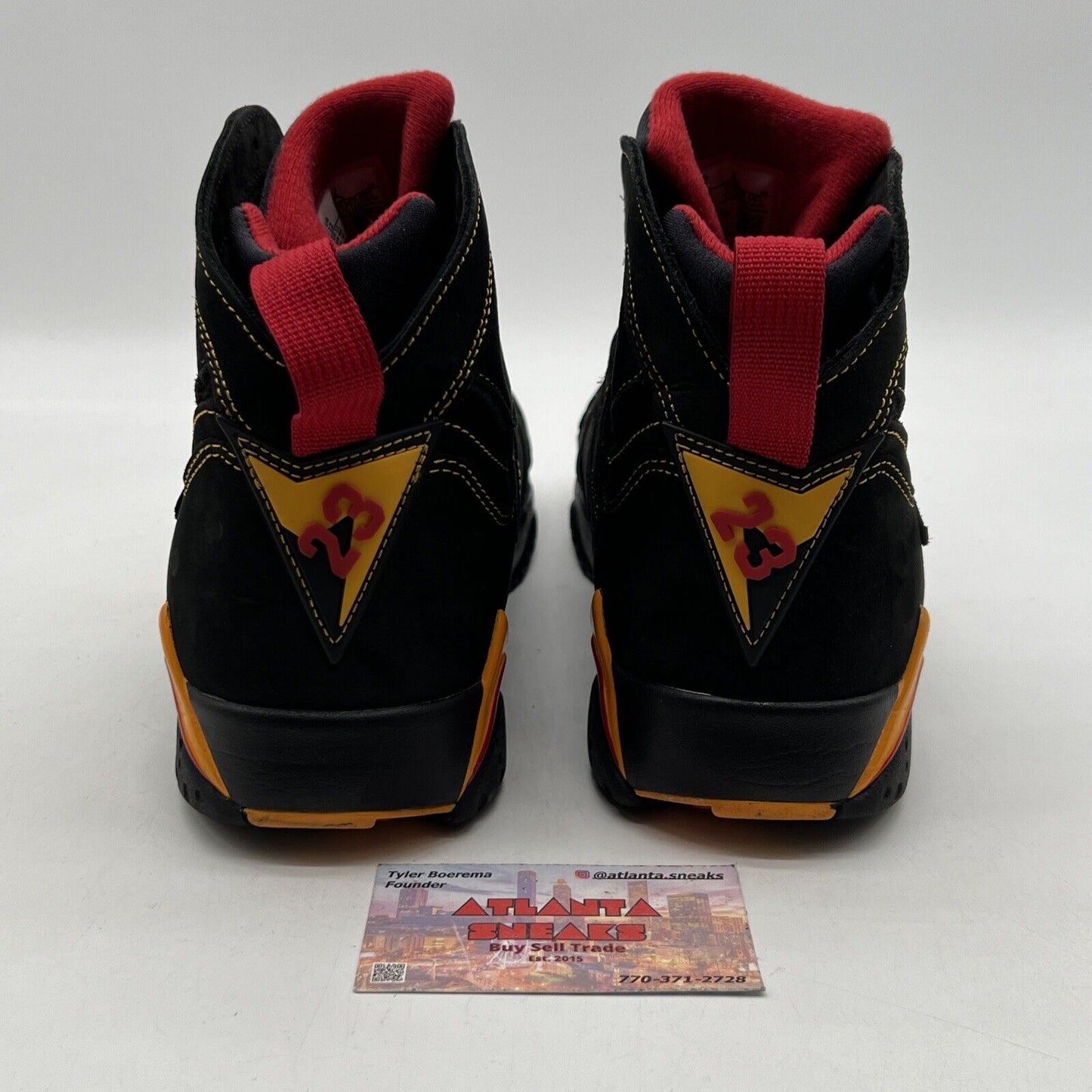 Size 12 - Jordan 7 Retro Citrus Black Red Yellow Suede (CU9307-081)