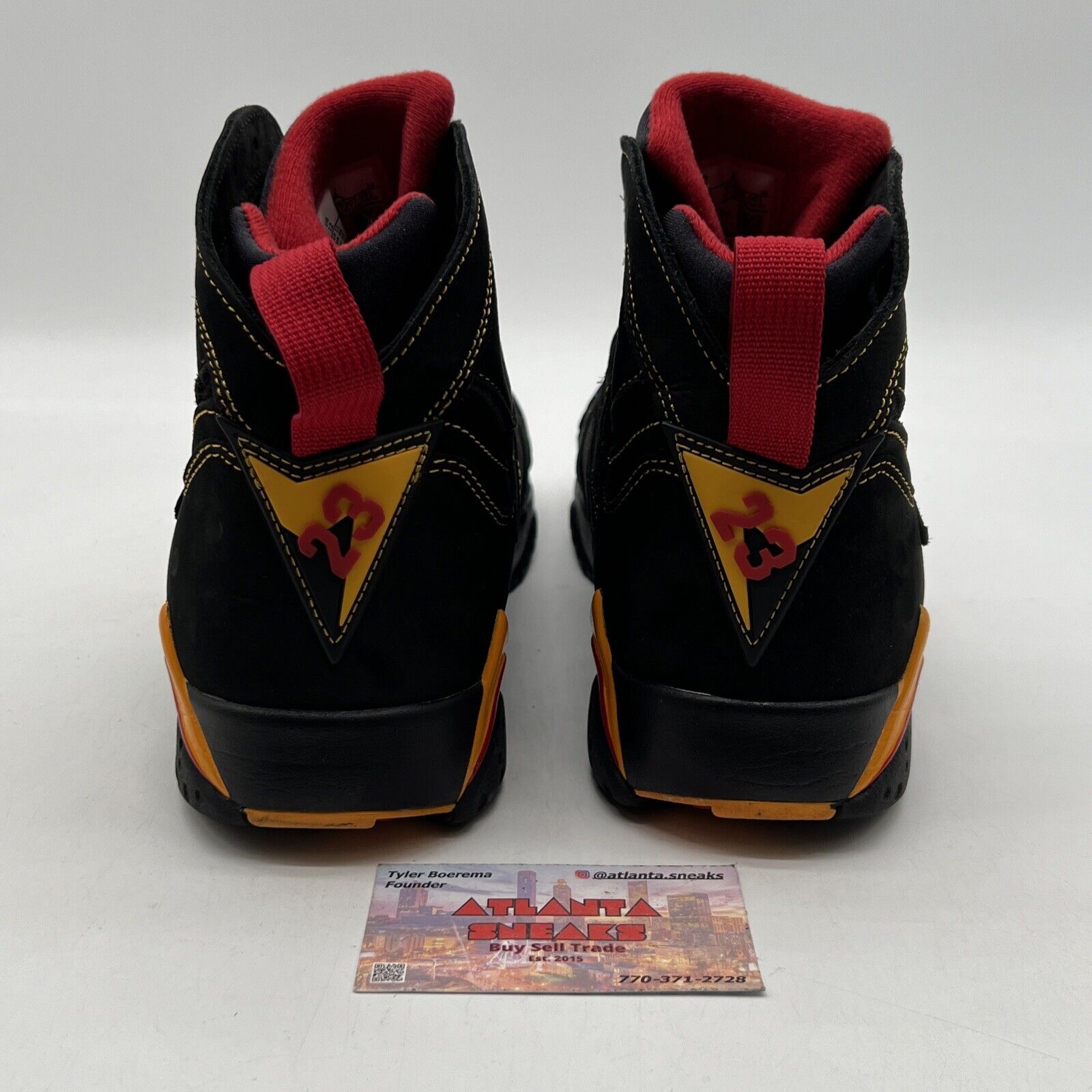 Size 12 - Jordan 7 Retro Citrus Black Red Yellow Suede (CU9307-081)