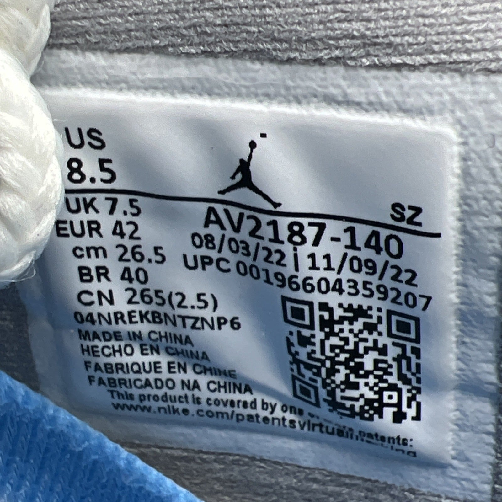 Size 8.5 - Air Jordan 11 Retro Low Cement Grey (AV2187-140)