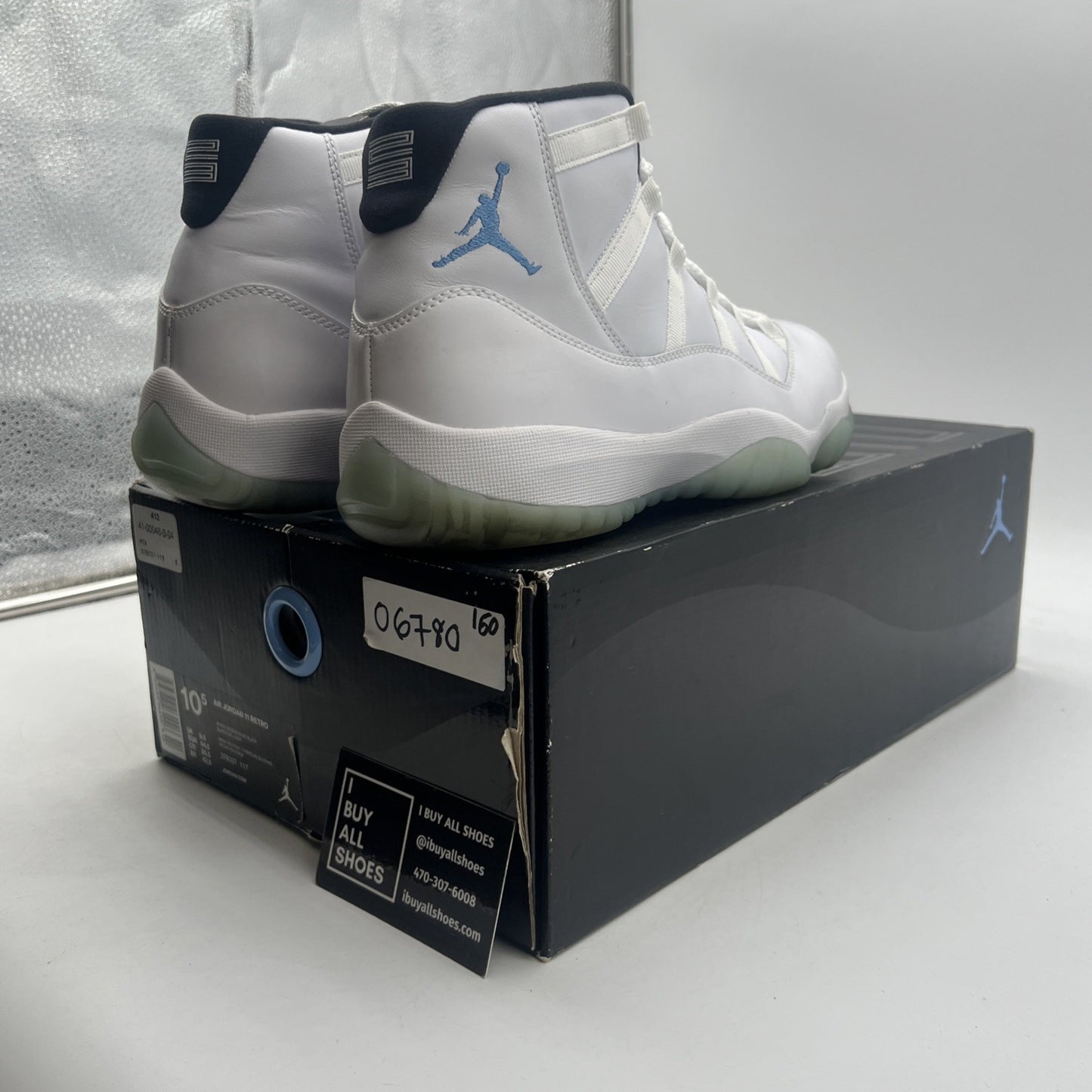 Size 10.5 - Air Jordan 11 Retro High Legend Blue (378037-117)