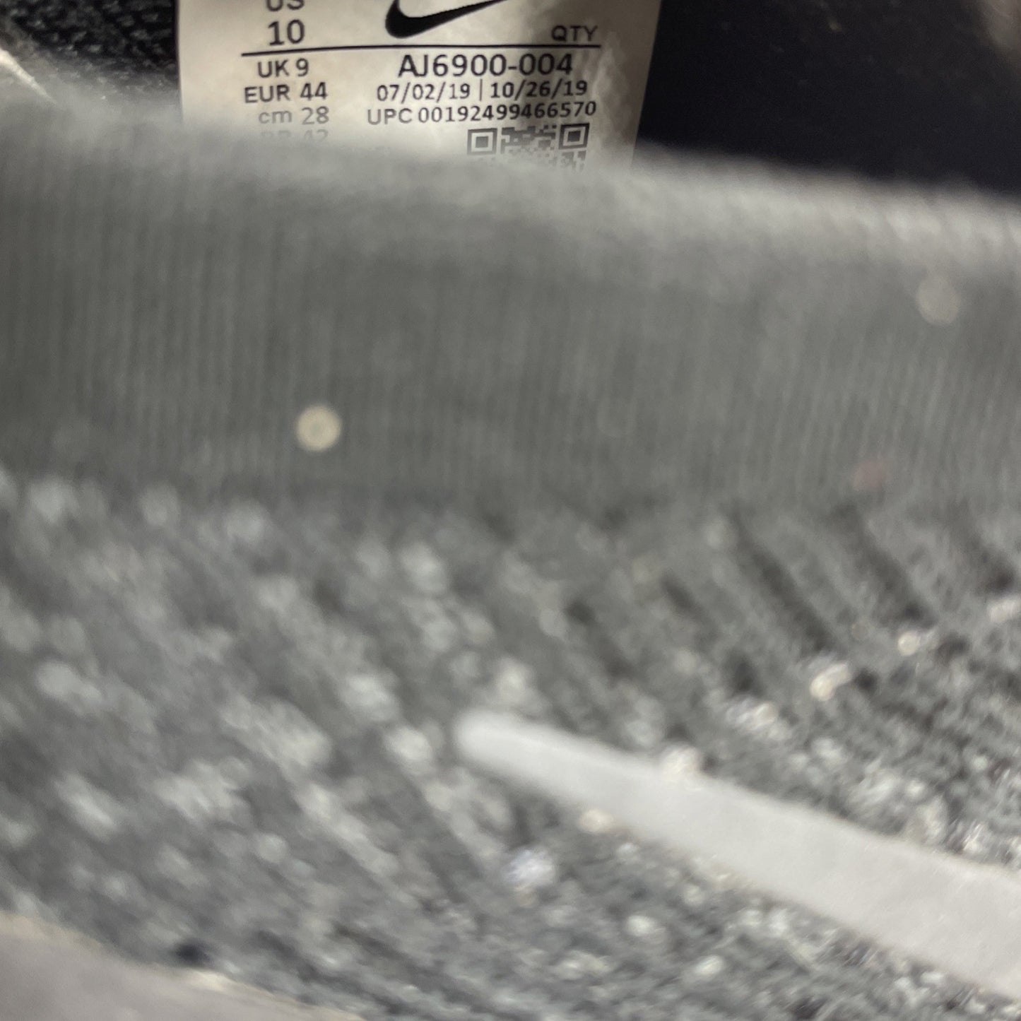 Size 10 - Nike Air VaporMax Flyknit 3 Triple Black (AJ6900-004)
