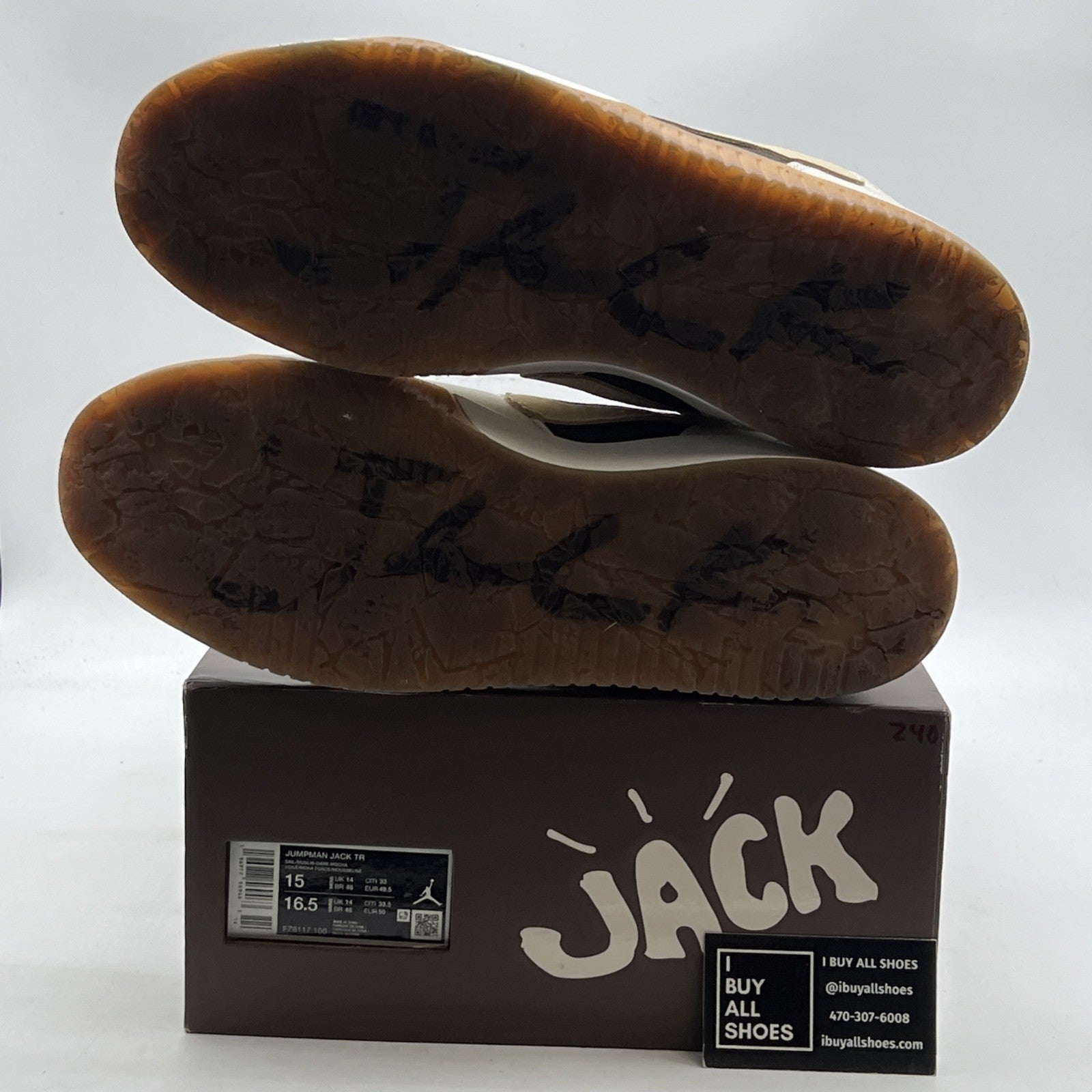 Size 15 - Travis Scott x Jordan Jumpman Jack TR Sail (FZ8117-100)