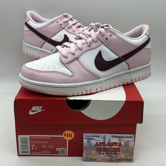 Size 7Y GS Dunk Low GS ‘Pink Foam’ Brand New Og All