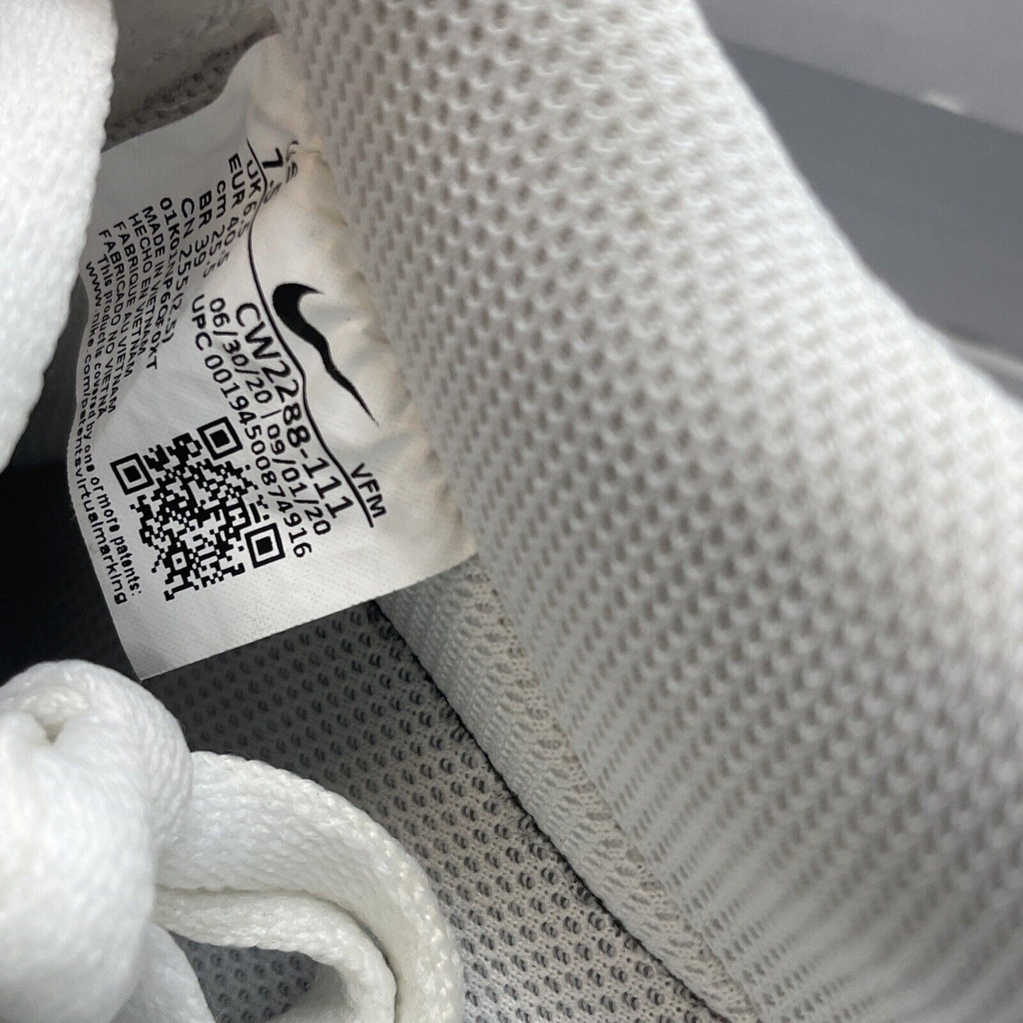Size 7.5 - Nike Air Force 1 '07 Low Triple White Suede Leather (CW2288-111)