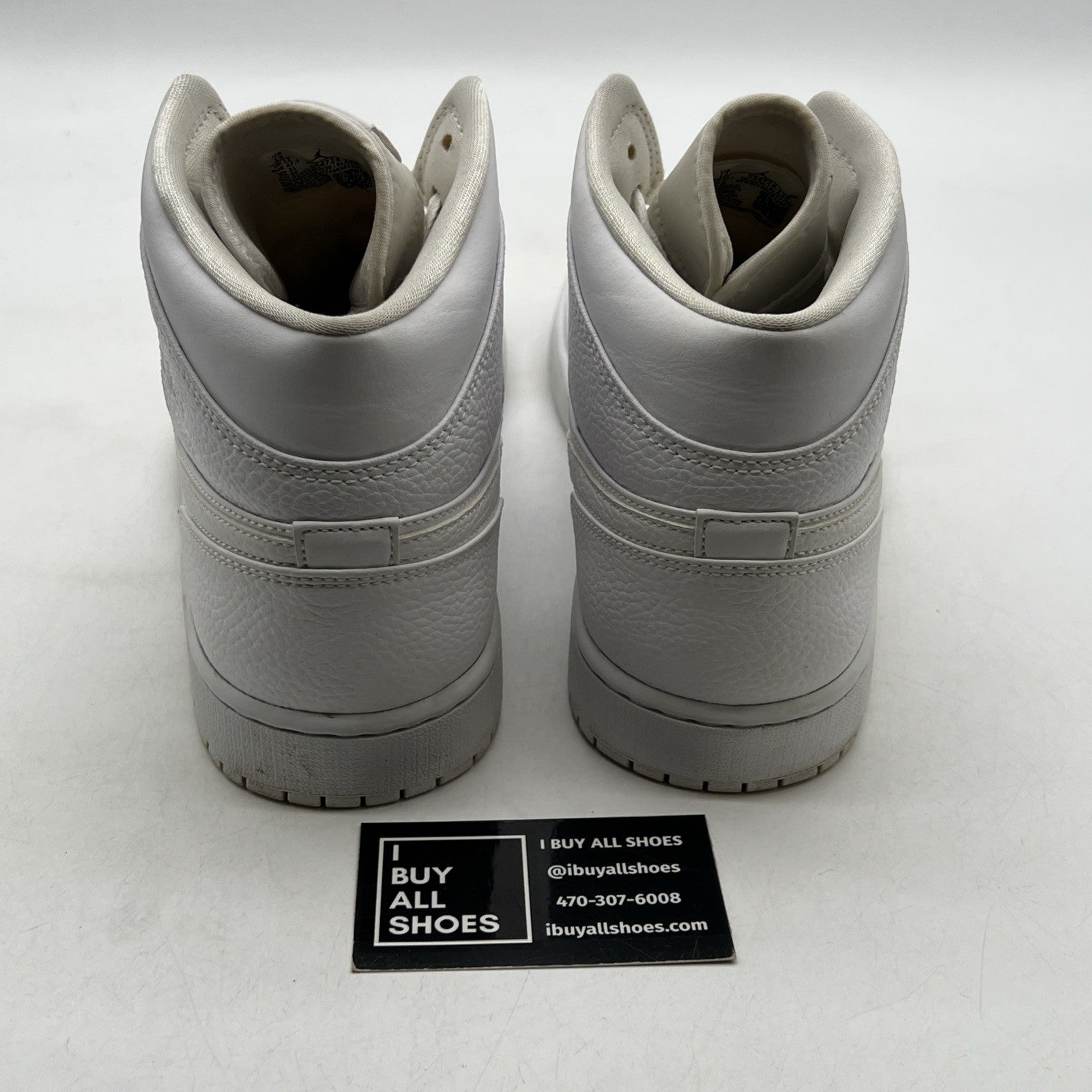 Size 13 - Air Jordan 1 Mid Triple White - (554724-130)