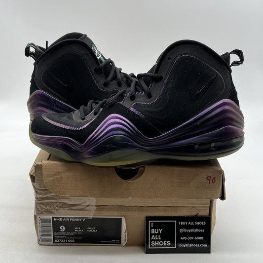 Size 9 - Nike Air Penny 5 Invisibility Cloak (537331-002)